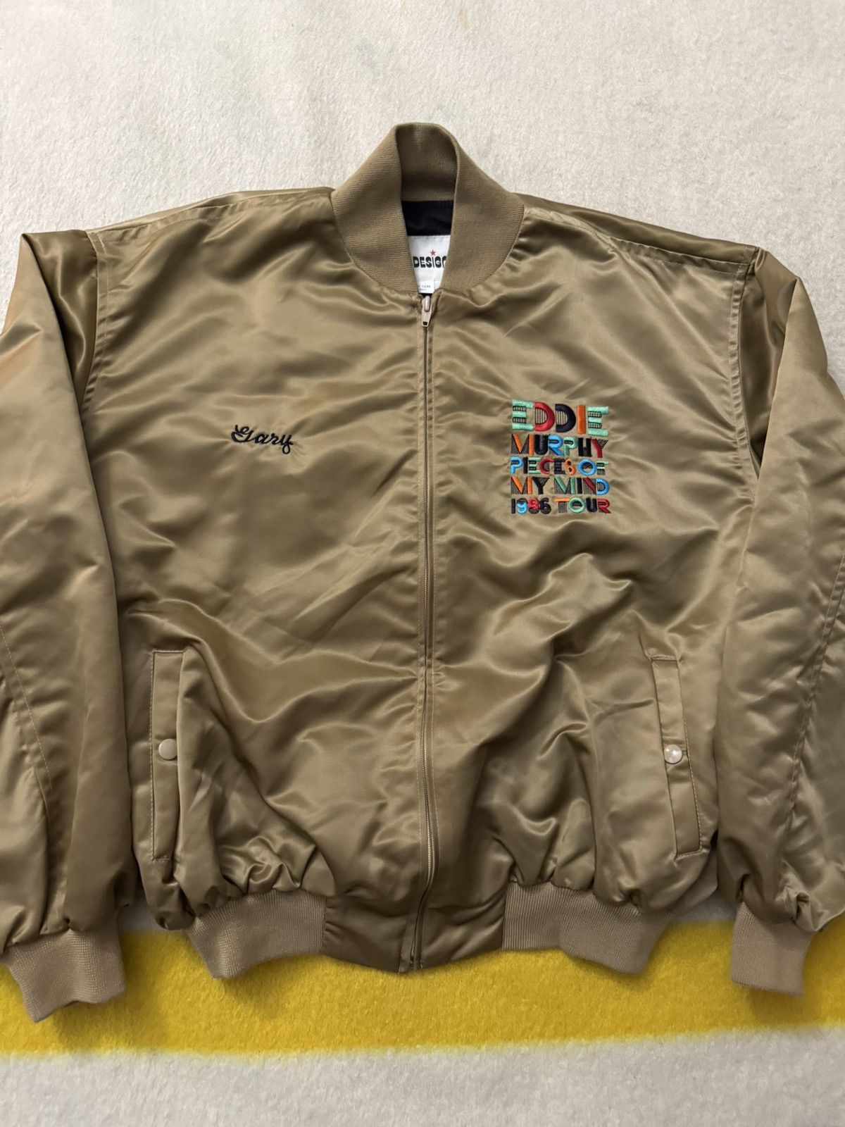 Vintage 80s 1986 Eddie Murphy Pieces Of My Mind Comedy Jacket Large Size US L / EU 52-54 / 3 - 8 Thumbnail