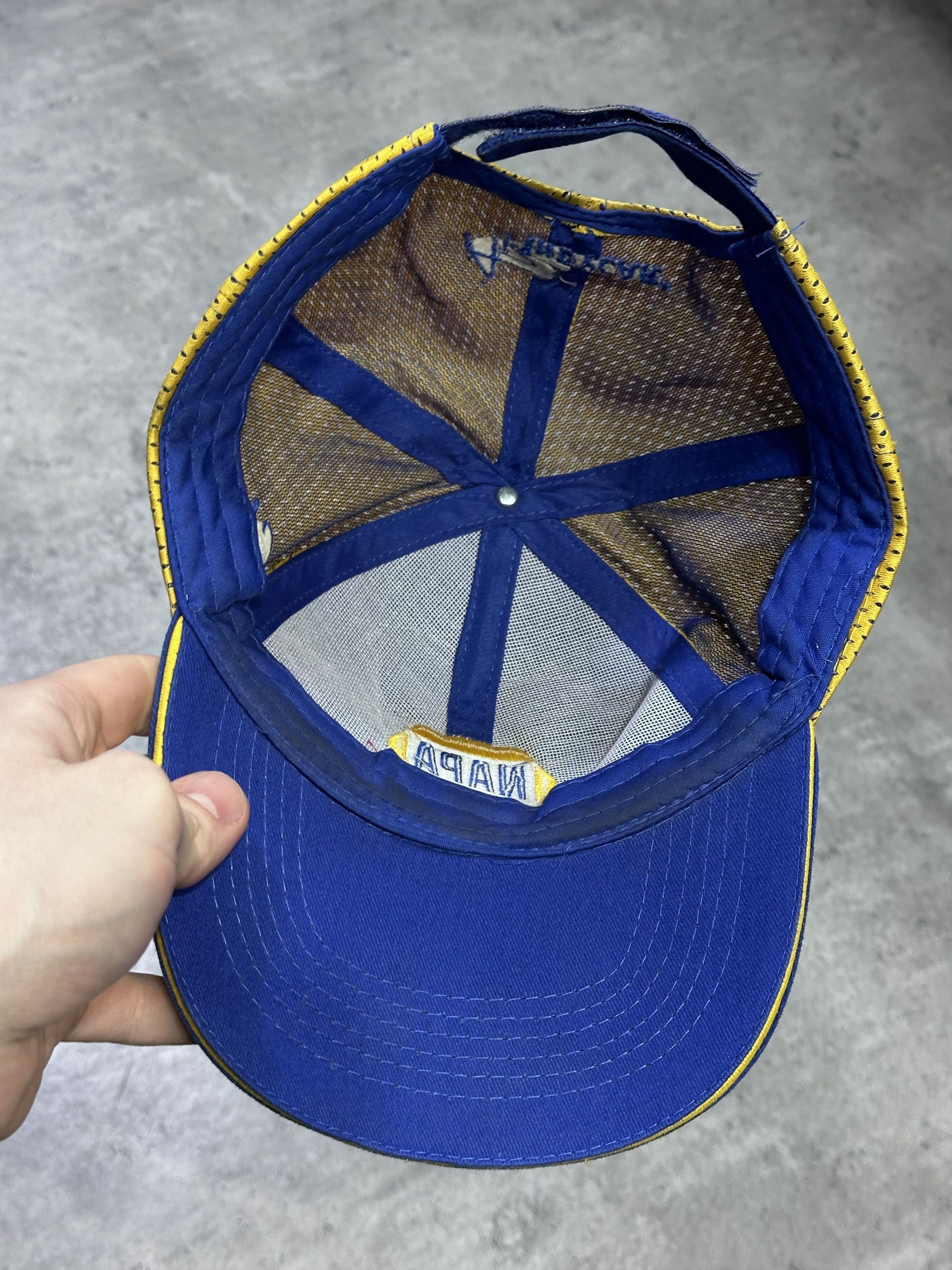 NASCAR NAPA racing nascar hat yellow blue Size ONE SIZE - 5 Thumbnail