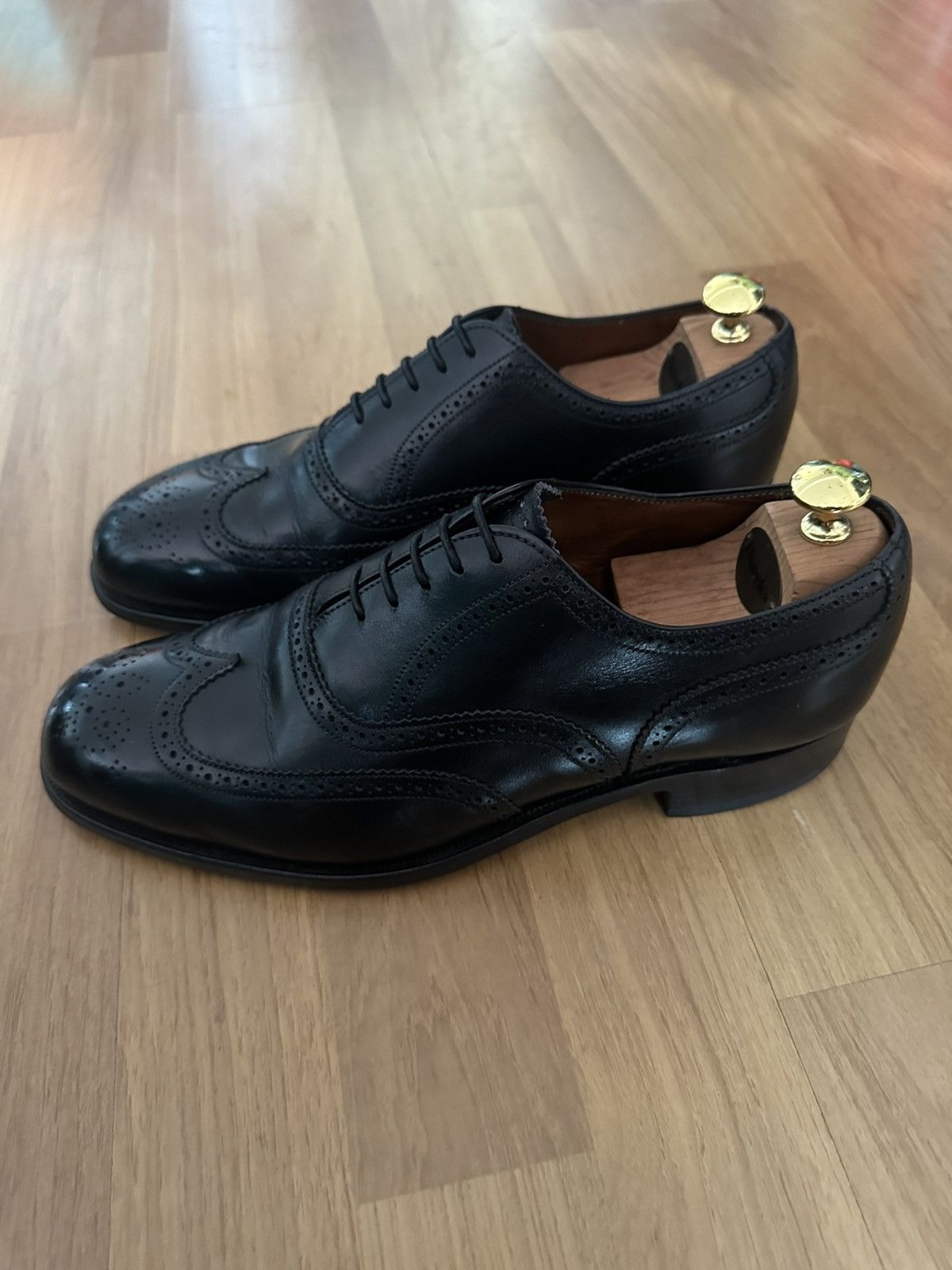 Grenson Grenson Footmaster Full Brogue Shoes Size US 7.5 / EU 40-41 - 3 Thumbnail