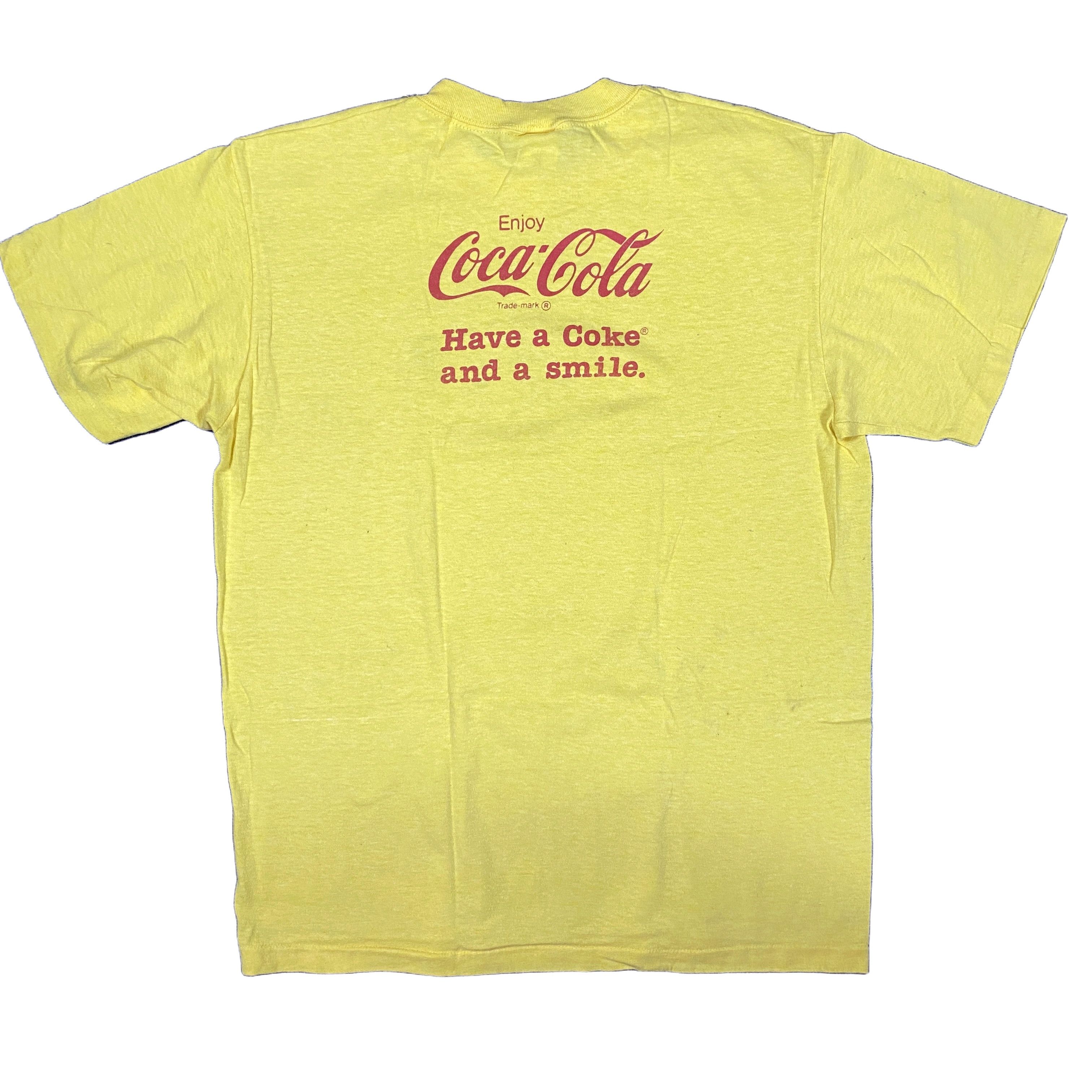 Vintage Vintage Single Stitch Coca-Cola Stampede Tee Shirt Large Size US L / EU 52-54 / 3 - 2 Thumbnail