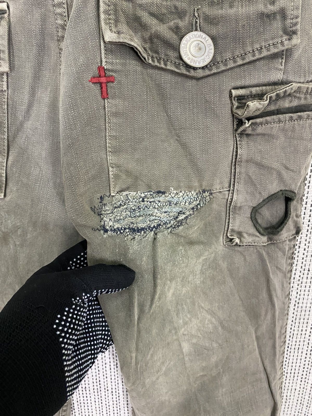 If Six Was Nine 🔥PUNK FASHION🔥Genoese flared pant multipocket distressed Size US 32 / EU 48 - 15 Thumbnail