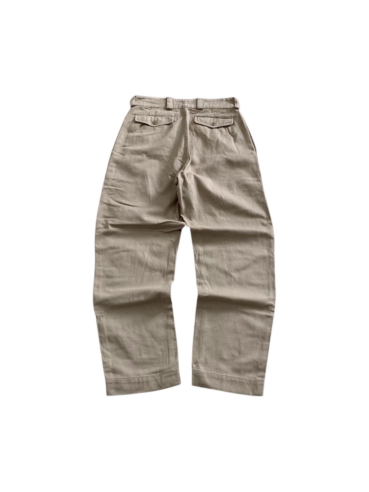 Vintage Vintage French Army Military Khaki Trousers Size US 33 - 9 Thumbnail