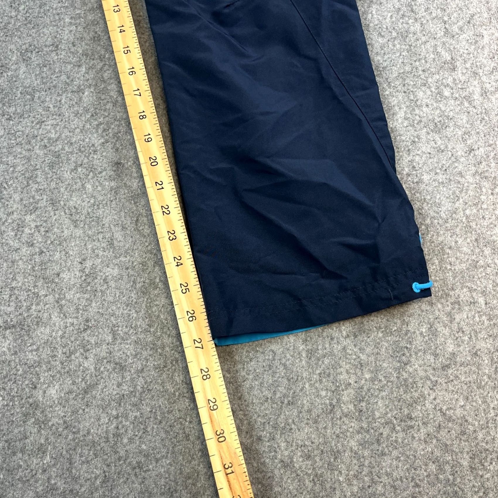 Reebok Reebok Mens Track Pants Sweat Joggers S Blue Relaxed Zip Pockets Y2K Size US 29 - 4 Thumbnail