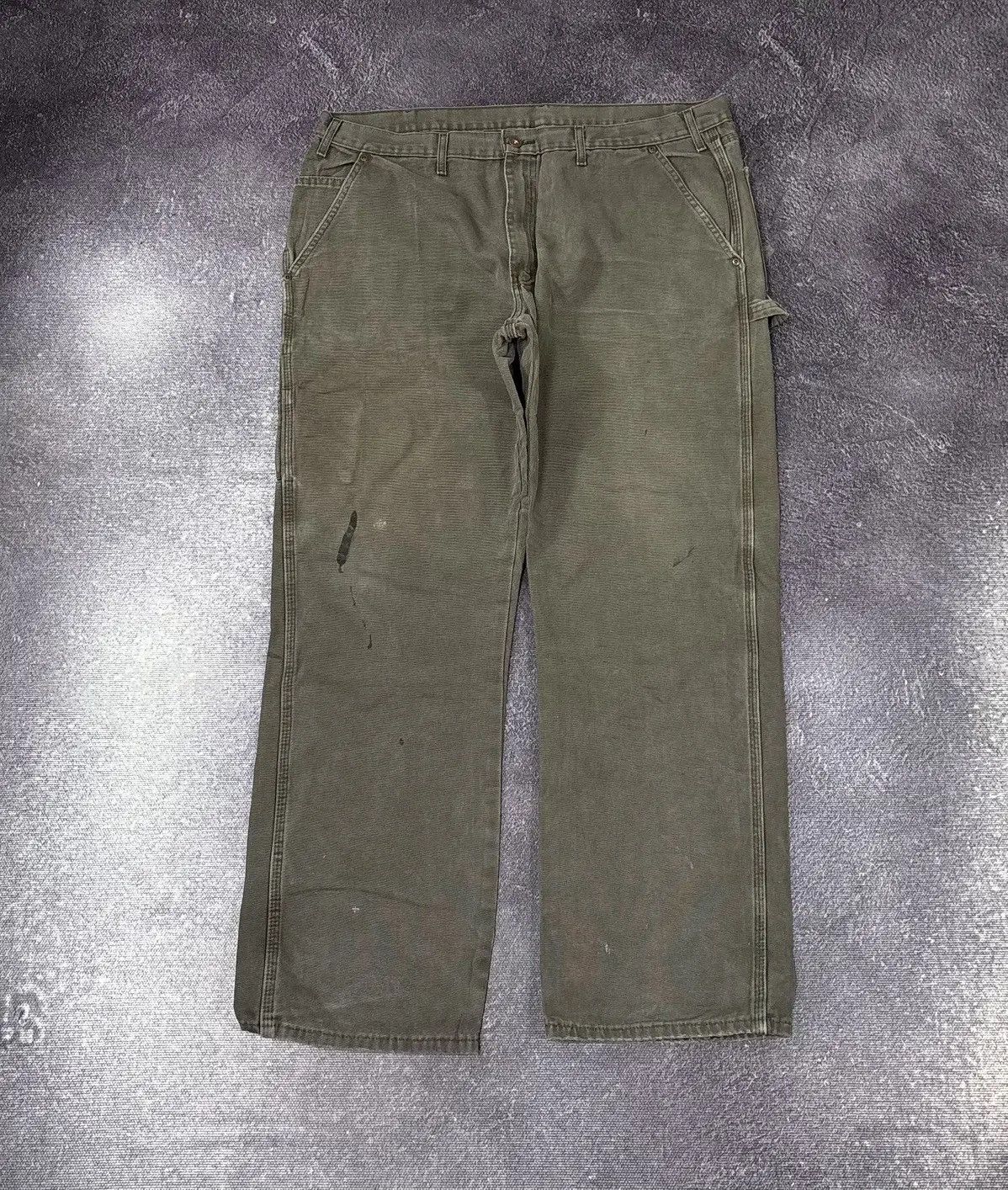 Dickies × Vintage Vintage Dickies Y2K Olive Skate Hype Baggy Pants Jeans Size US 40 / EU 56 - 2 Thumbnail