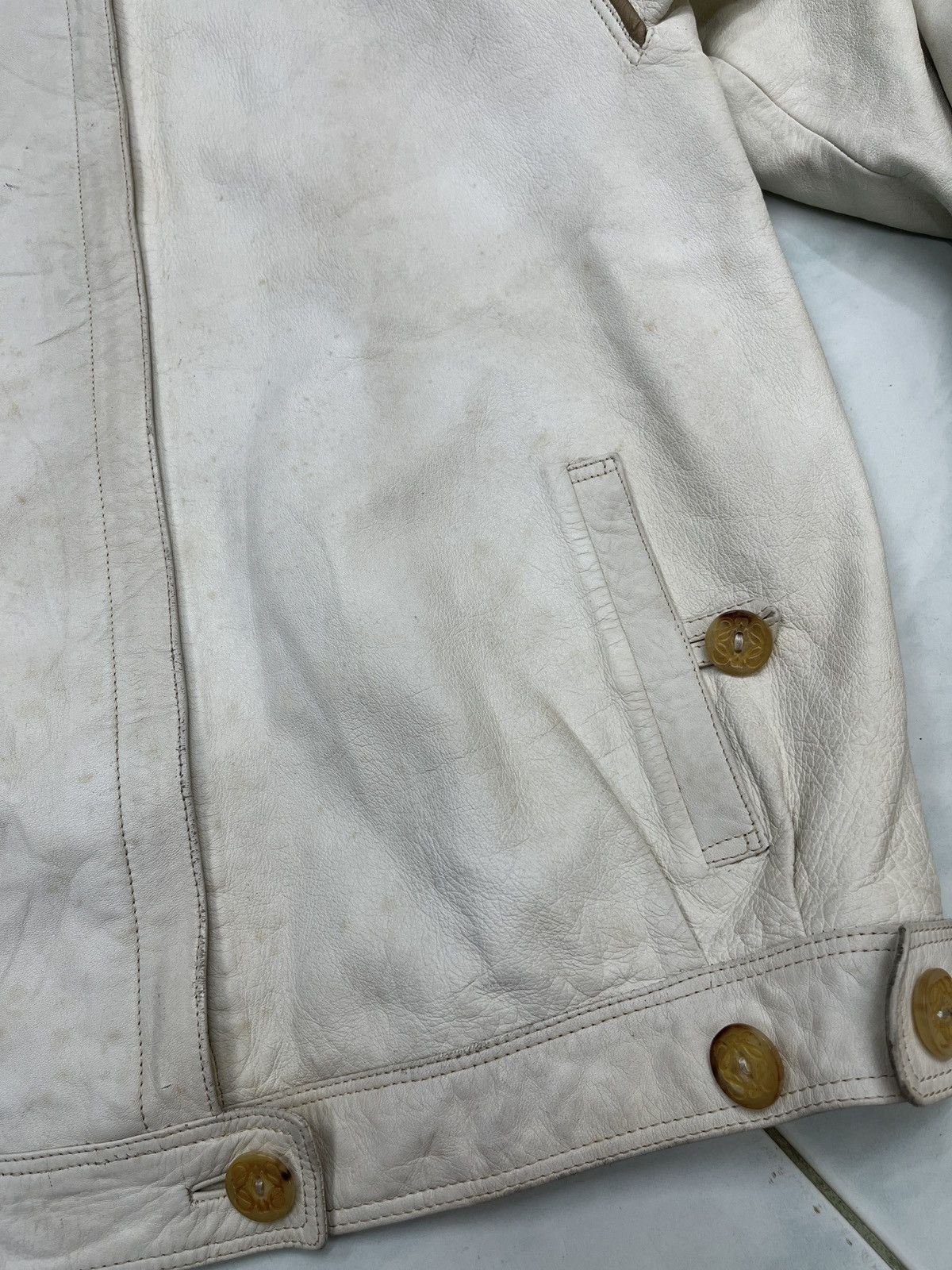 Loewe 🔥🔥🔥STEALS VTG LOEWE LEATHER JACKET Size S / US 4 / IT 40 - 15 Thumbnail