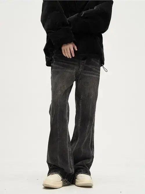 Japanese Brand Black Flare jeans Size US 30 / EU 46 - 1 Thumbnail
