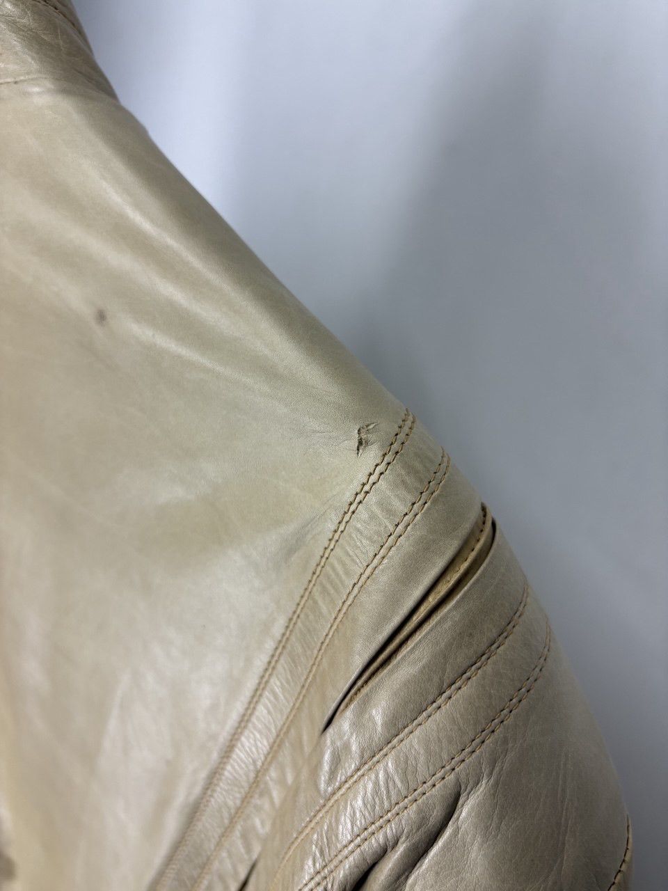 Zilli ZILLI Larsen Model Vintage Calf Leather Jacket Colonial Size US M / EU 48-50 / 2 - 22 Thumbnail
