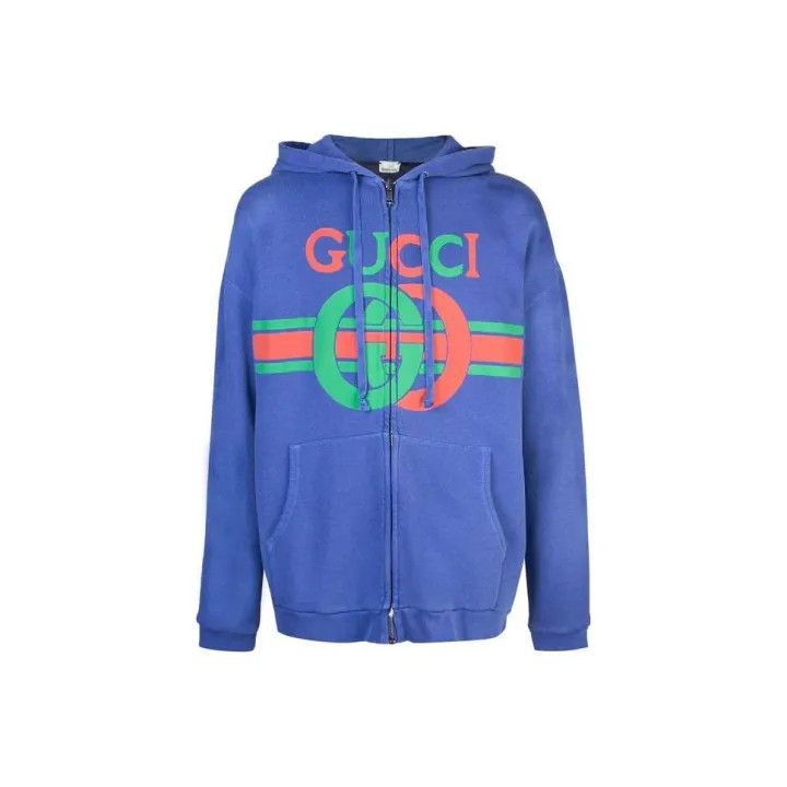 Gucci Gucci SS23 Striped Letter Print Zip Hoodie Size US XS / EU 42 / 0 - 1 Thumbnail