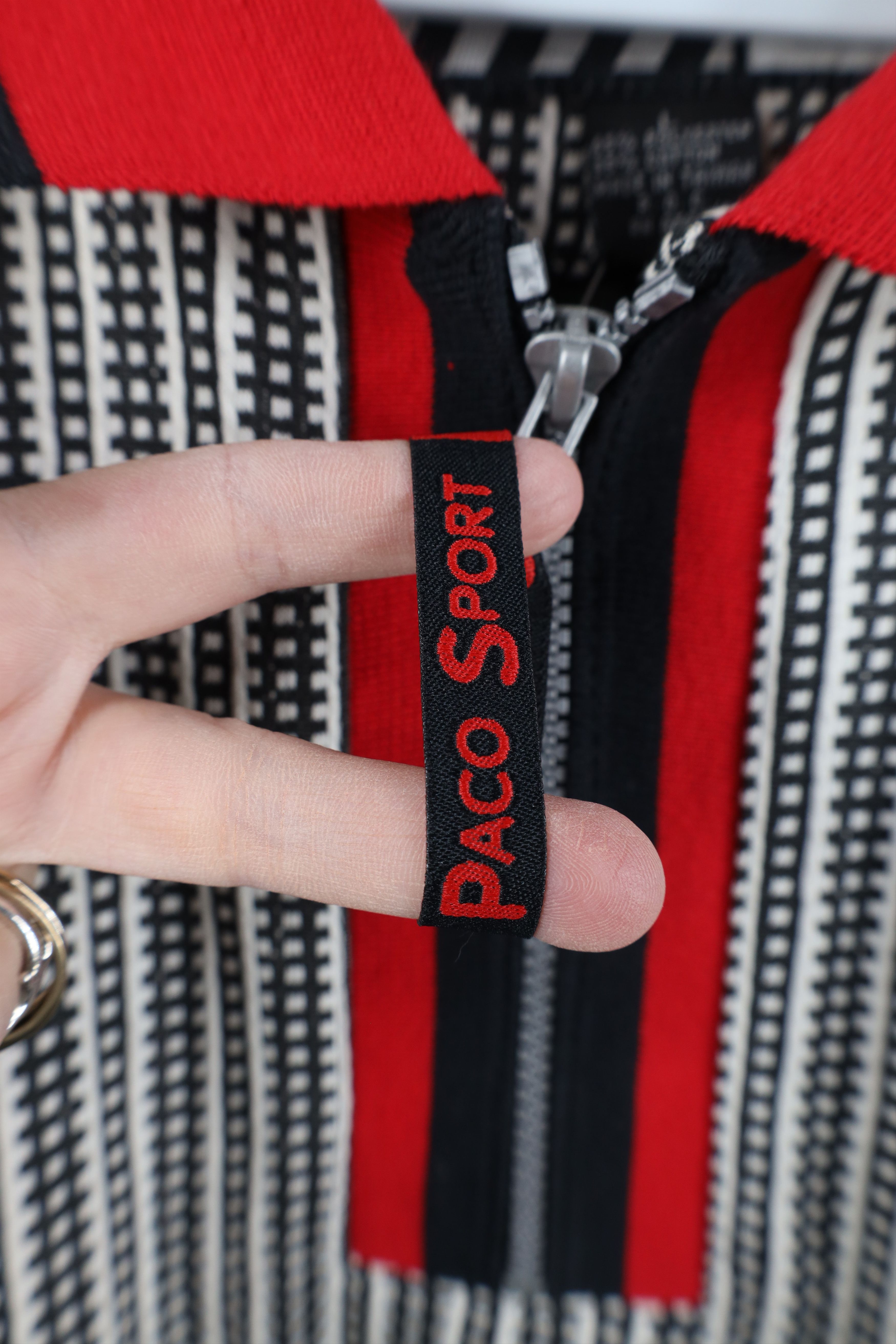 Vintage Deadstock Vintage 90s Streetwear Striped Baggy Half Zip Polo Size US L / EU 52-54 / 3 - 4 Thumbnail