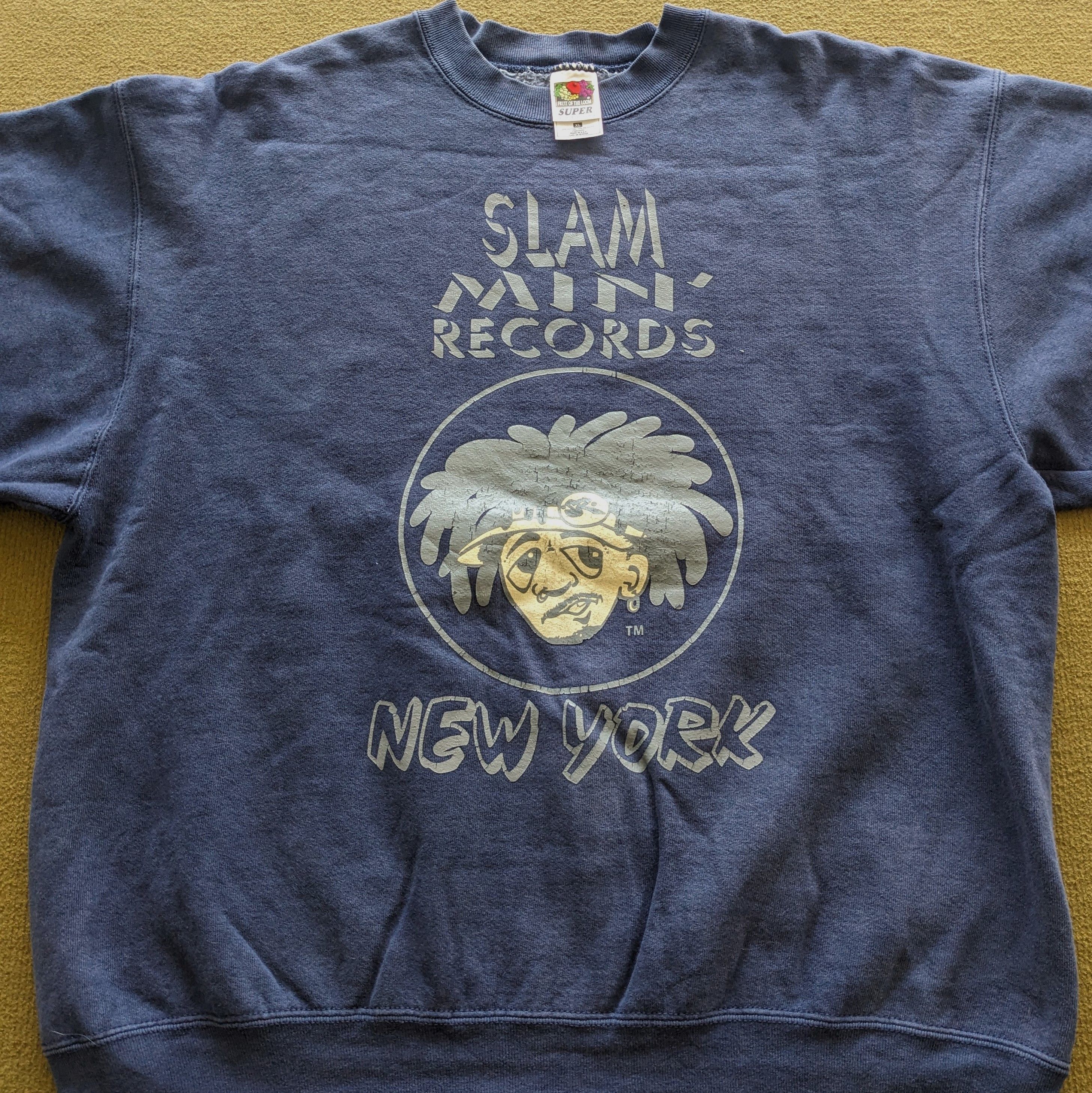Vintage SLAM MINI Records New York Sweatshirt