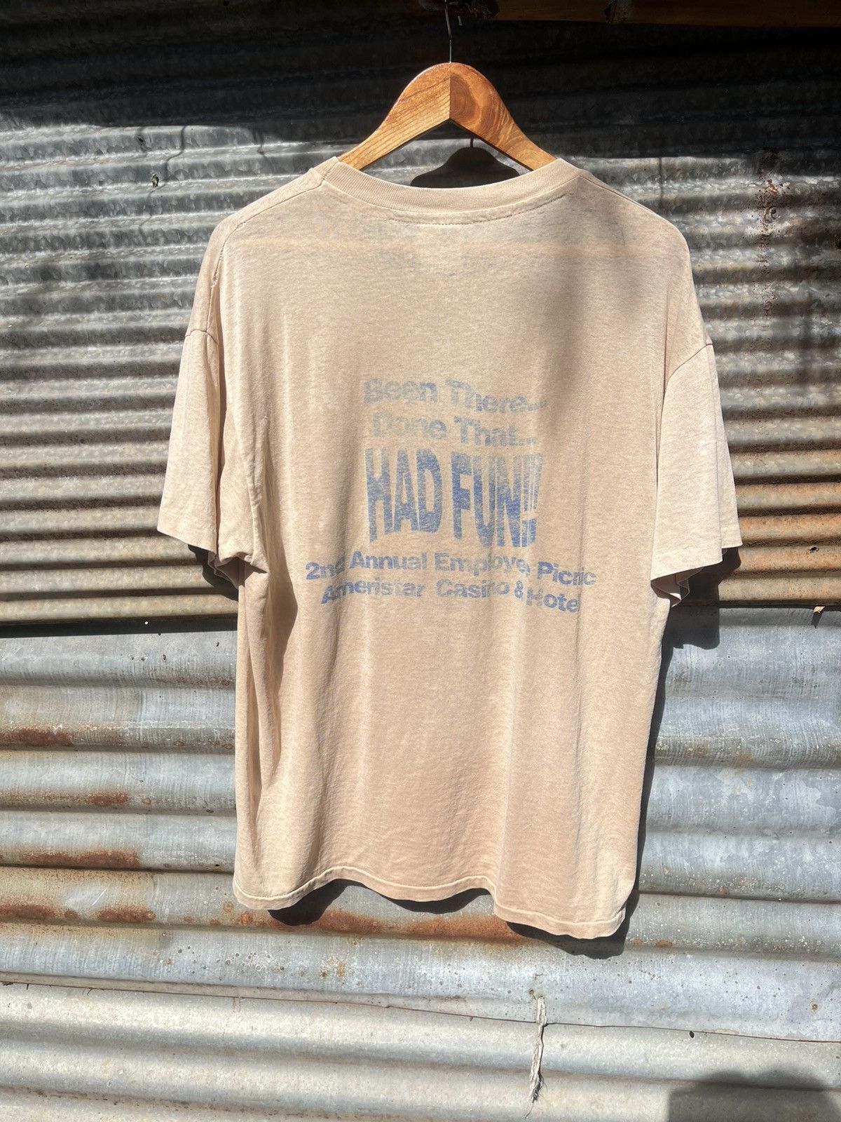 Vintage Faded ameristar casino tee 80s’ Distressed Size US L / EU 52-54 / 3 - 1 Thumbnail