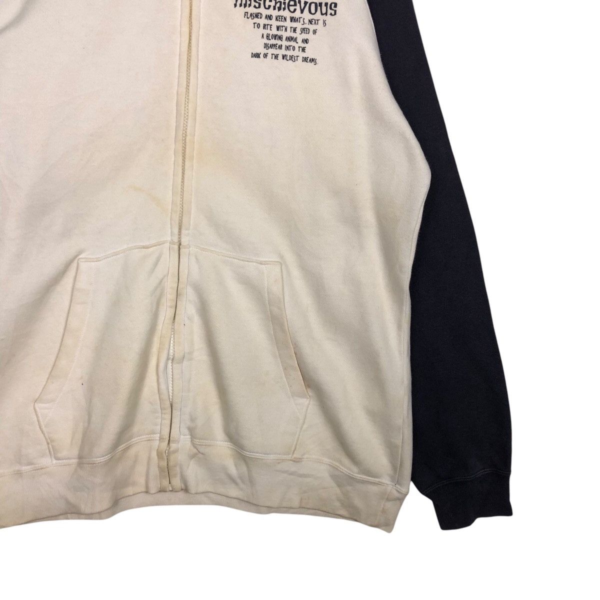 Japanese Brand × Vintage 📌Vintage Zipper Jacket Mischievous Big Logo Punk Style Size US M / EU 48-50 / 2 - 6 Thumbnail