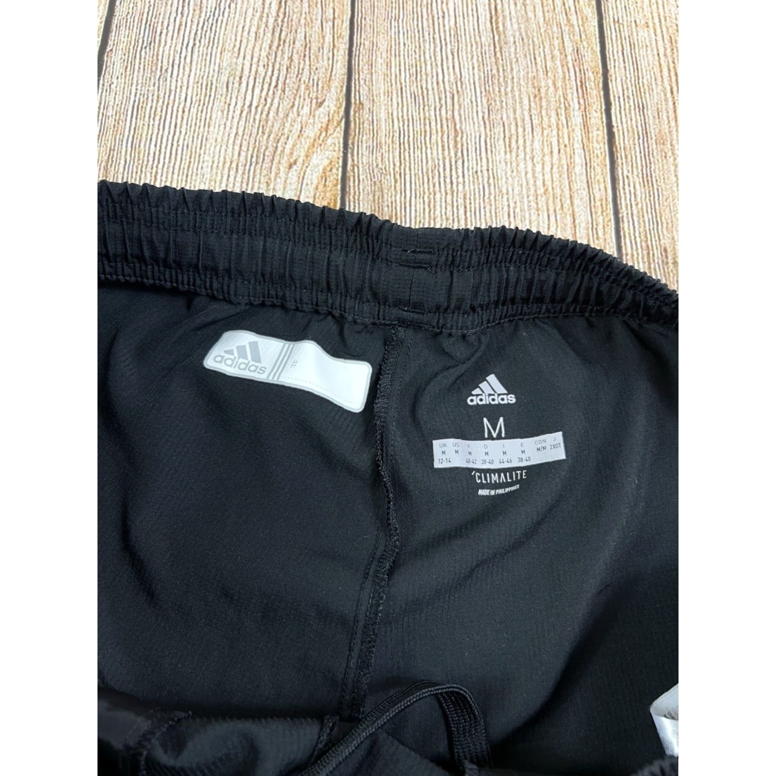 Adidas VINTAGE? No. Final: Adidas Women Pants M Black Athletic Woven Track T19 Climalite DW6867 Size 32" / US 10 / IT 46 - 5 Thumbnail