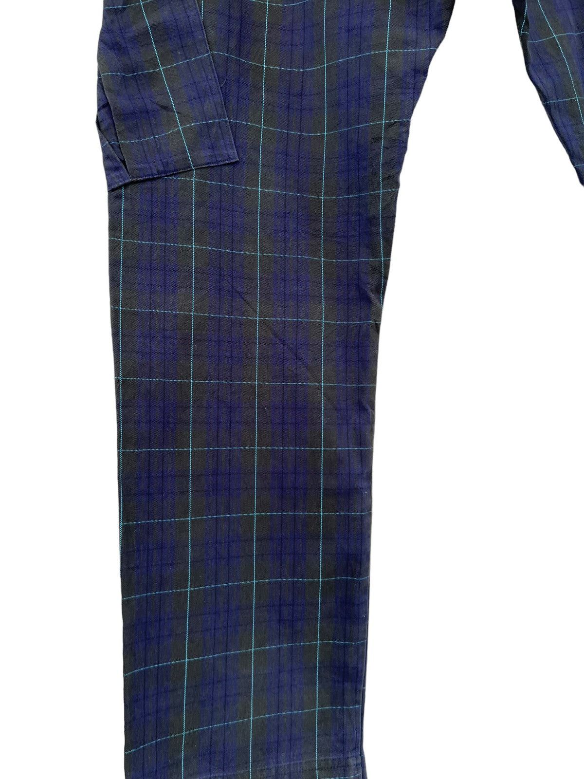 Designer Vintage MADPAGER Japan Plaid Pocket Cargo Trouser Pant Size US 32 / EU 48 - 16 Thumbnail