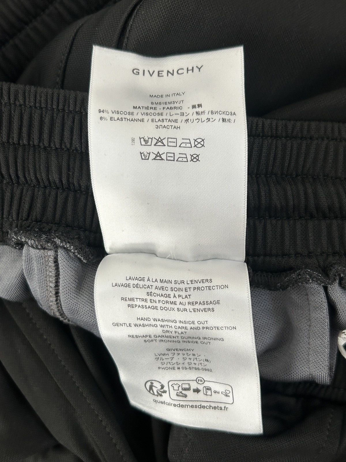 Givenchy SS23 Oversized Drape Jersey Sweatpants Size US 32 / EU 48 - 8 Thumbnail