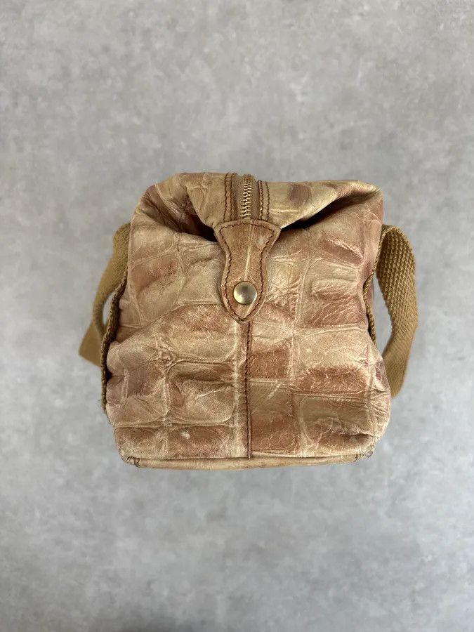 Roberto Cavalli Roberto Cavalli Beige Crocodile Effect Bag Size ONE SIZE - 5 Thumbnail