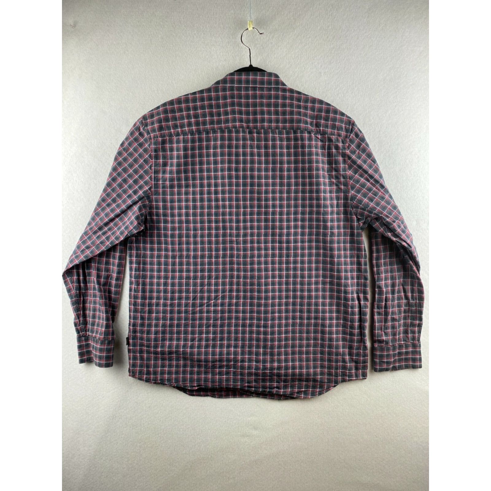 Calvin Klein Calvin Klein Shirt Mens XL Gray Red Button-Up Plaid Long Sleeve Size US XL / EU 56 / 4 - 7 Thumbnail