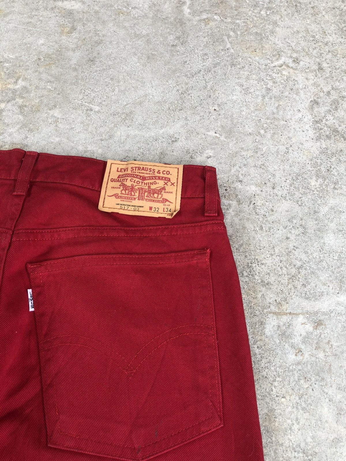 Levi's Levis Flared Jeans Distressed Jeans 517 Size US 31 - 17 Thumbnail