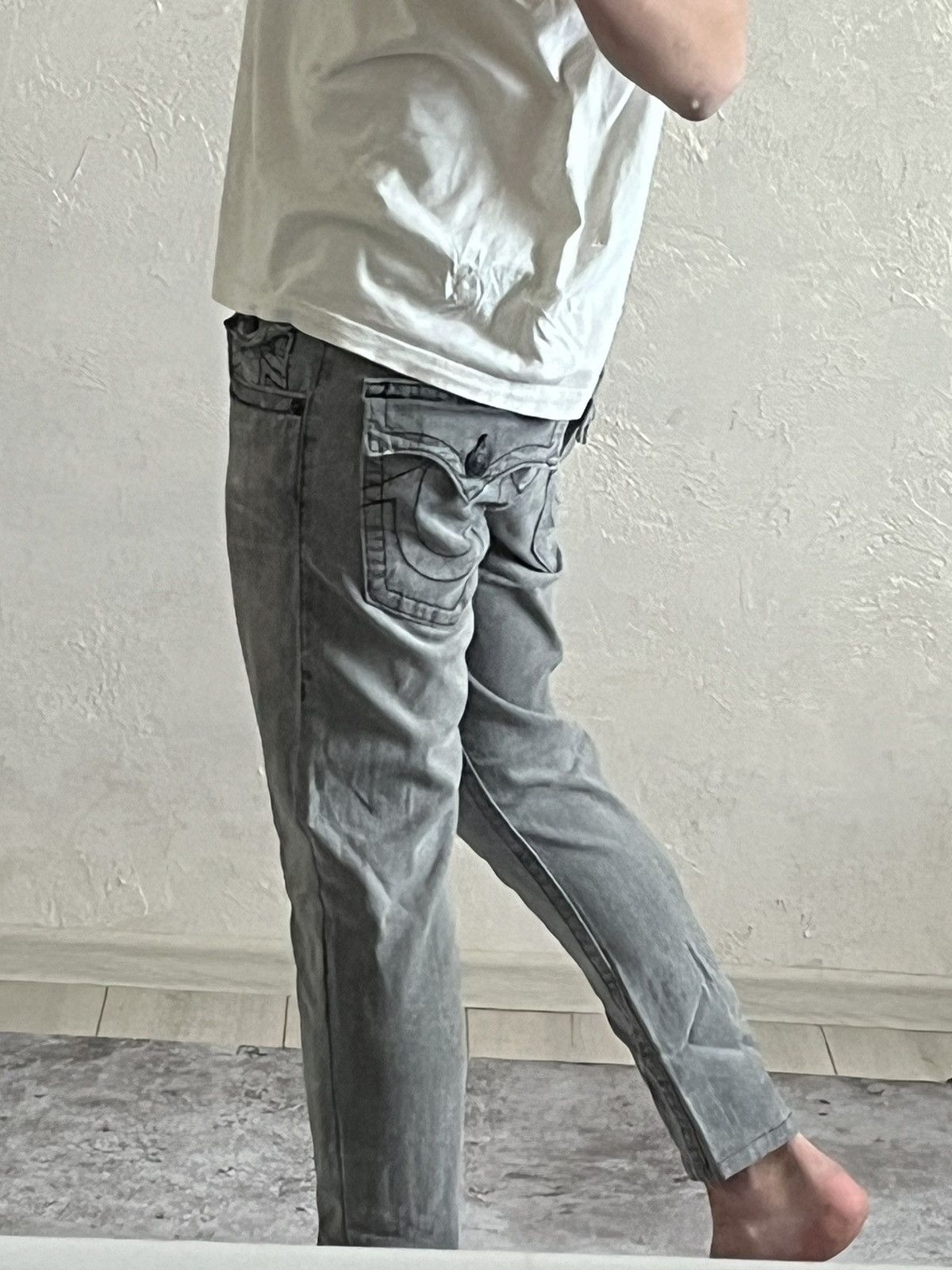 True Religion × Vintage 👖TRUE RELIGION JEANS RICKY SUPER T USA VINTAGE 90s Size US 30 / EU 46 - 6 Thumbnail
