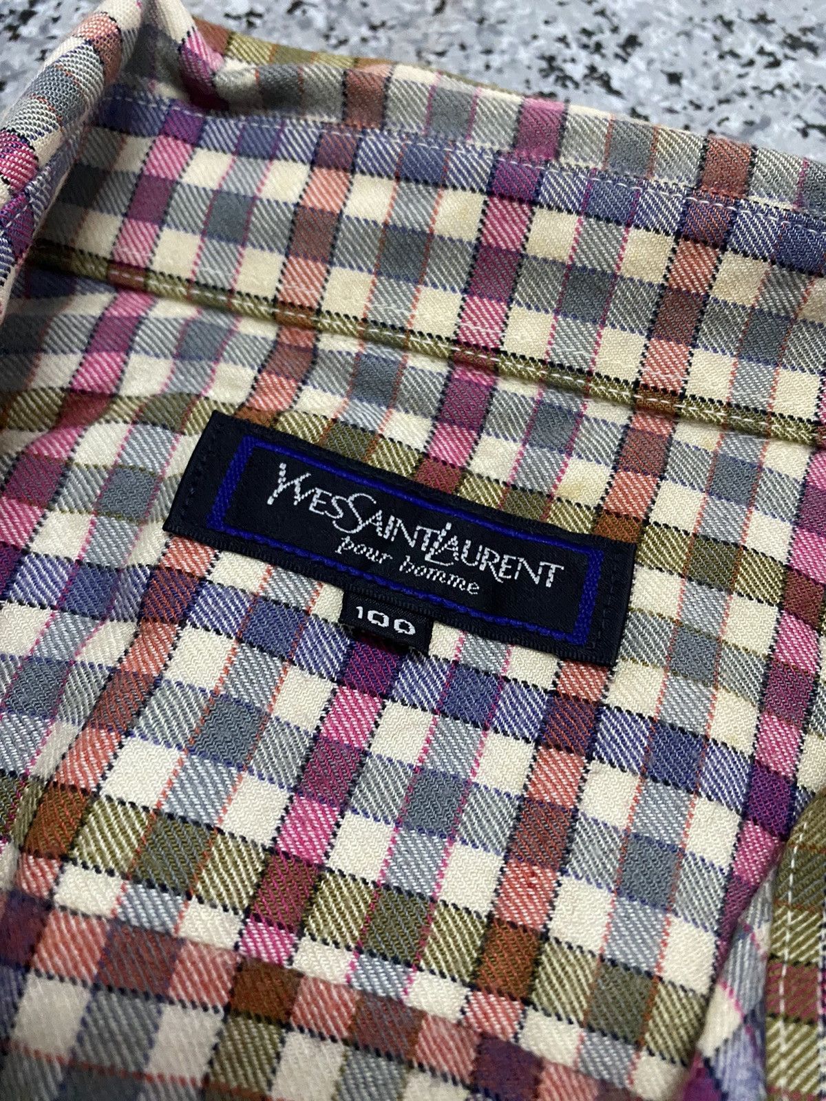 Flannel × Yves Saint Laurent Yves Saint Laurent Flannel Size US L / EU 52-54 / 3 - 4 Thumbnail