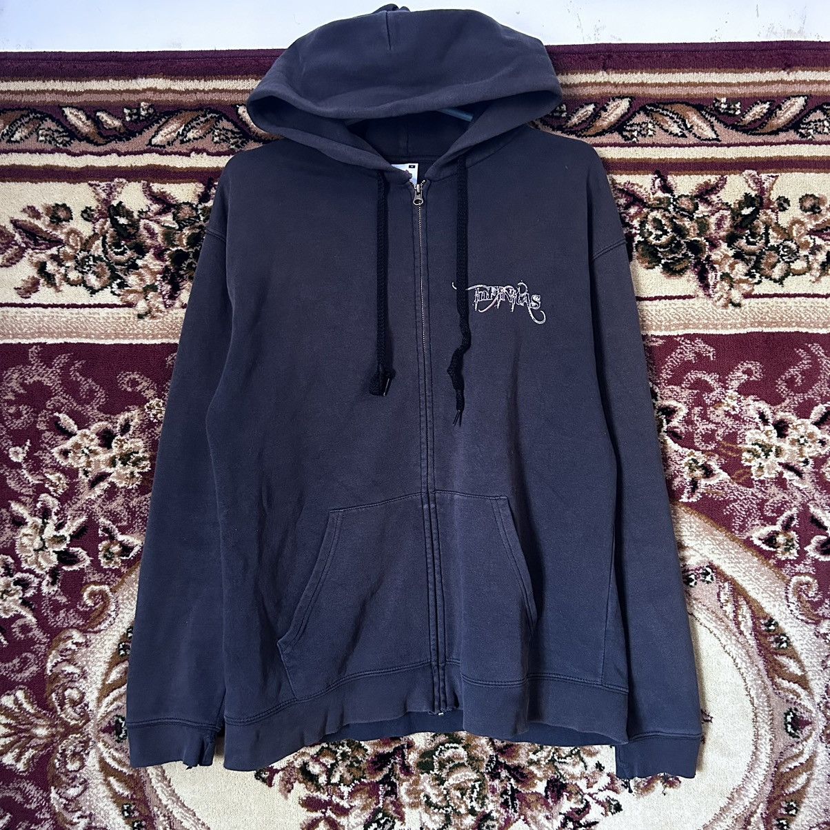 Band Tees × Vintage Vintage Infinitas Metal Band Self-Destruction Zip Hoodie Size US M / EU 48-50 / 2 - 8 Thumbnail