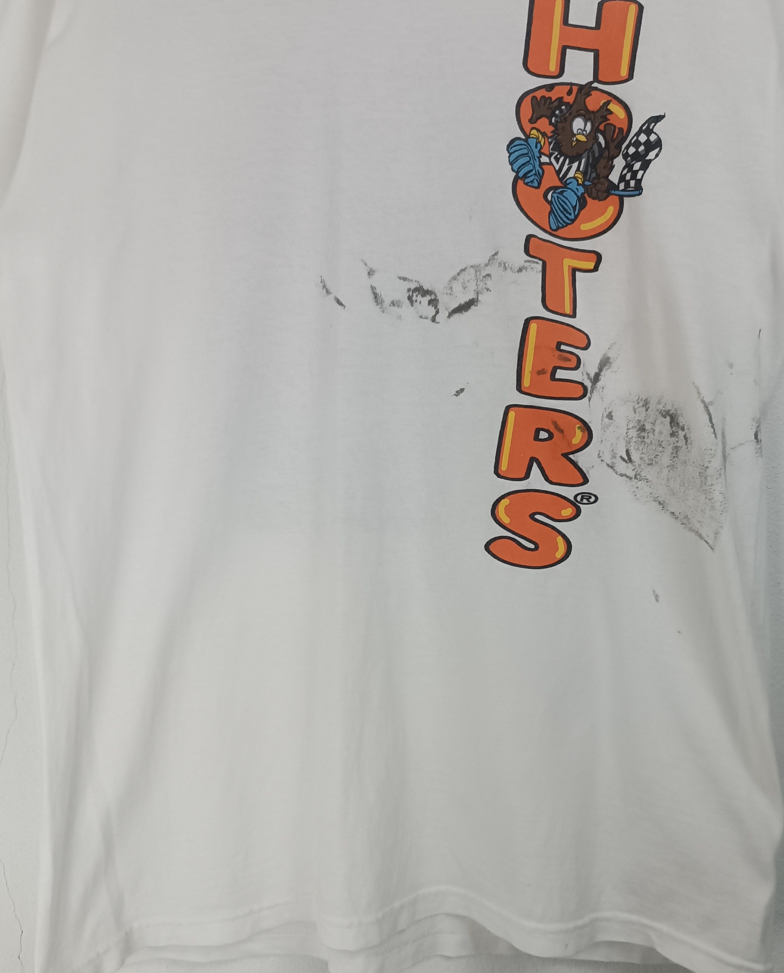 NASCAR VINTAGE '13 STAINED HOOTERS PIT CREW NASCAR RACING TEE Size US M / EU 48-50 / 2 - 7 Thumbnail