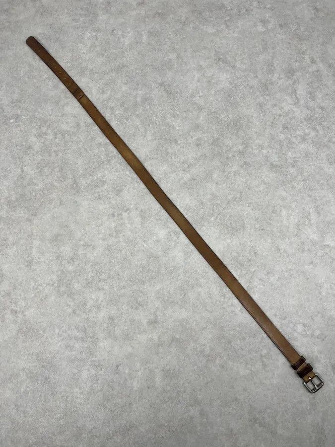Prada 2000s Prada Brown Leather Minimalist Belt Size ONE SIZE - 8 Thumbnail