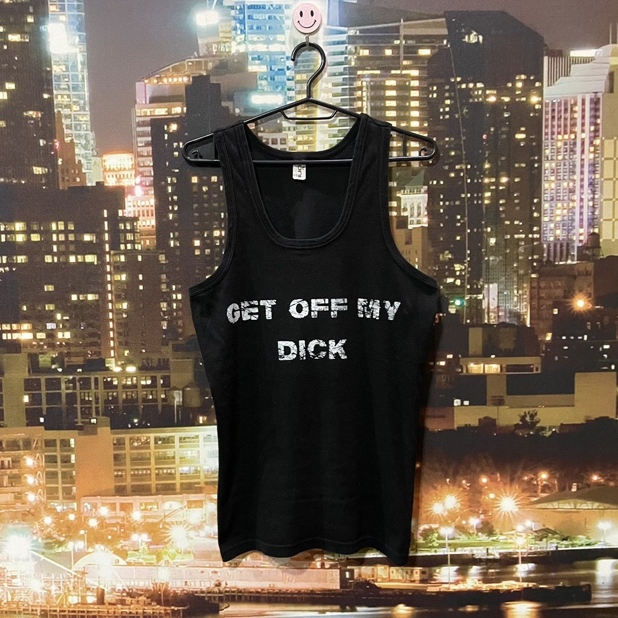 Vintage Vintage 90s Graphic Tank Top Humor Streetwear Punk Washed M Size US M / EU 48-50 / 2 - 1 Thumbnail