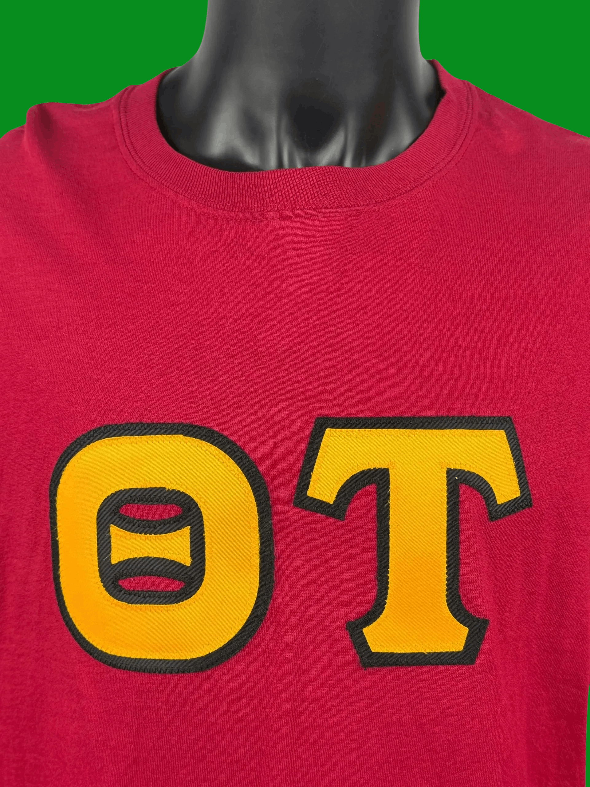 Gildan VTG Y2K/90s Theta Tau (ΘΤ) Stitched Baseball Graphic Size US M / EU 48-50 / 2 - 2 Thumbnail
