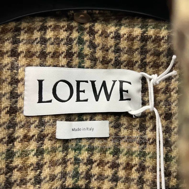 Loewe LOEWE Houndstooth Color Block Wool Coat Jacket Size XXS / US 00 / IT 34 - 4 Thumbnail