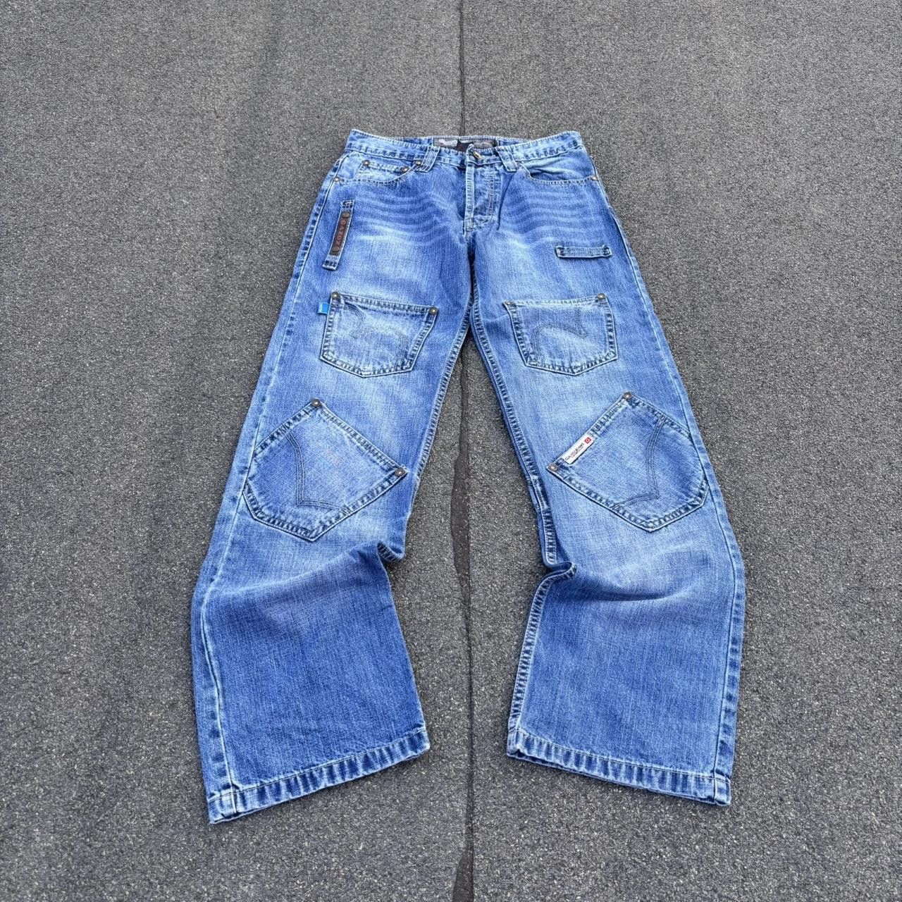 JNCO × Japanese Brand × Vintage Archive style jeans Size US 29 - 1 Thumbnail