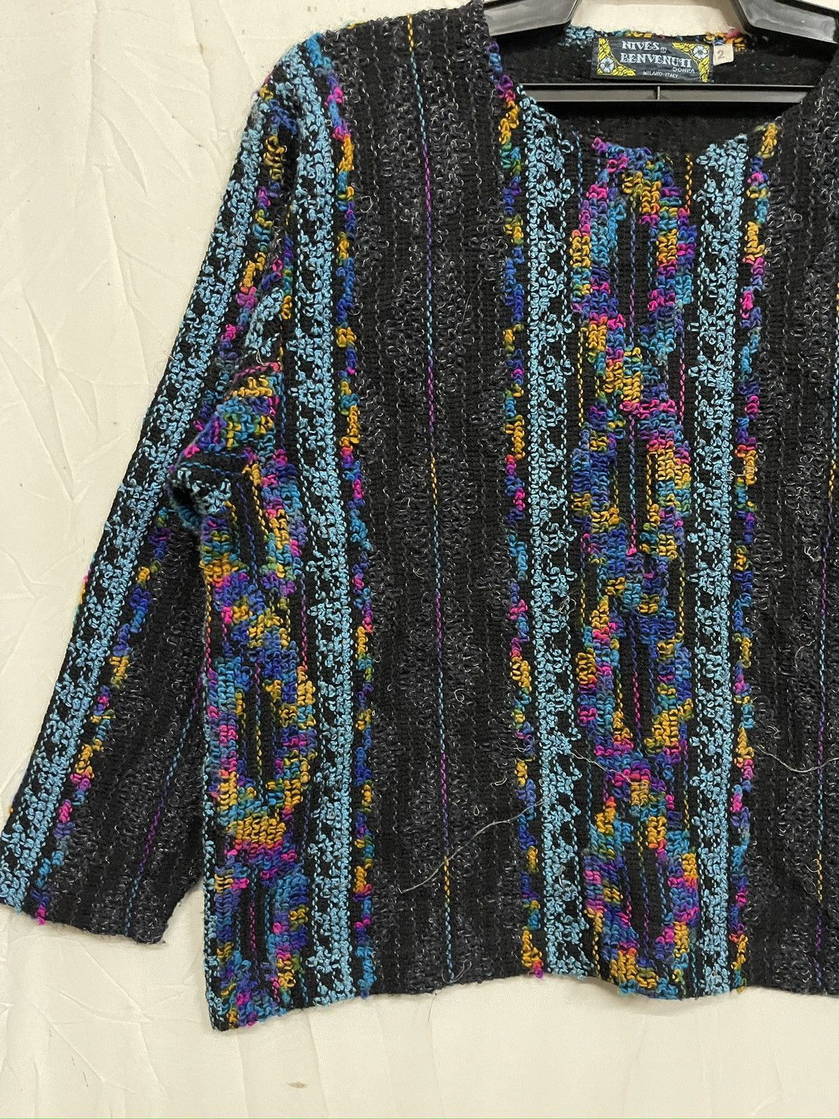 Vintage RARE‼️ Knitwear NIVES BENVENUTI Size XS / US 0-2 / IT 36-38 - 4 Thumbnail