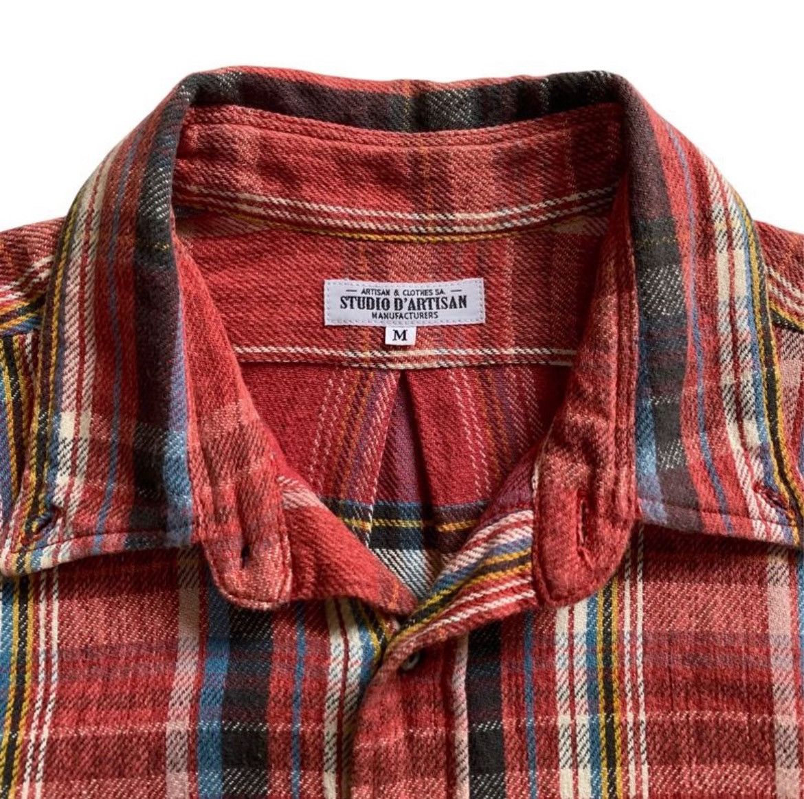Studio D'Artisan Studio D’artisan Flanel Button Down Shirt Size US M / EU 48-50 / 2 - 5 Thumbnail