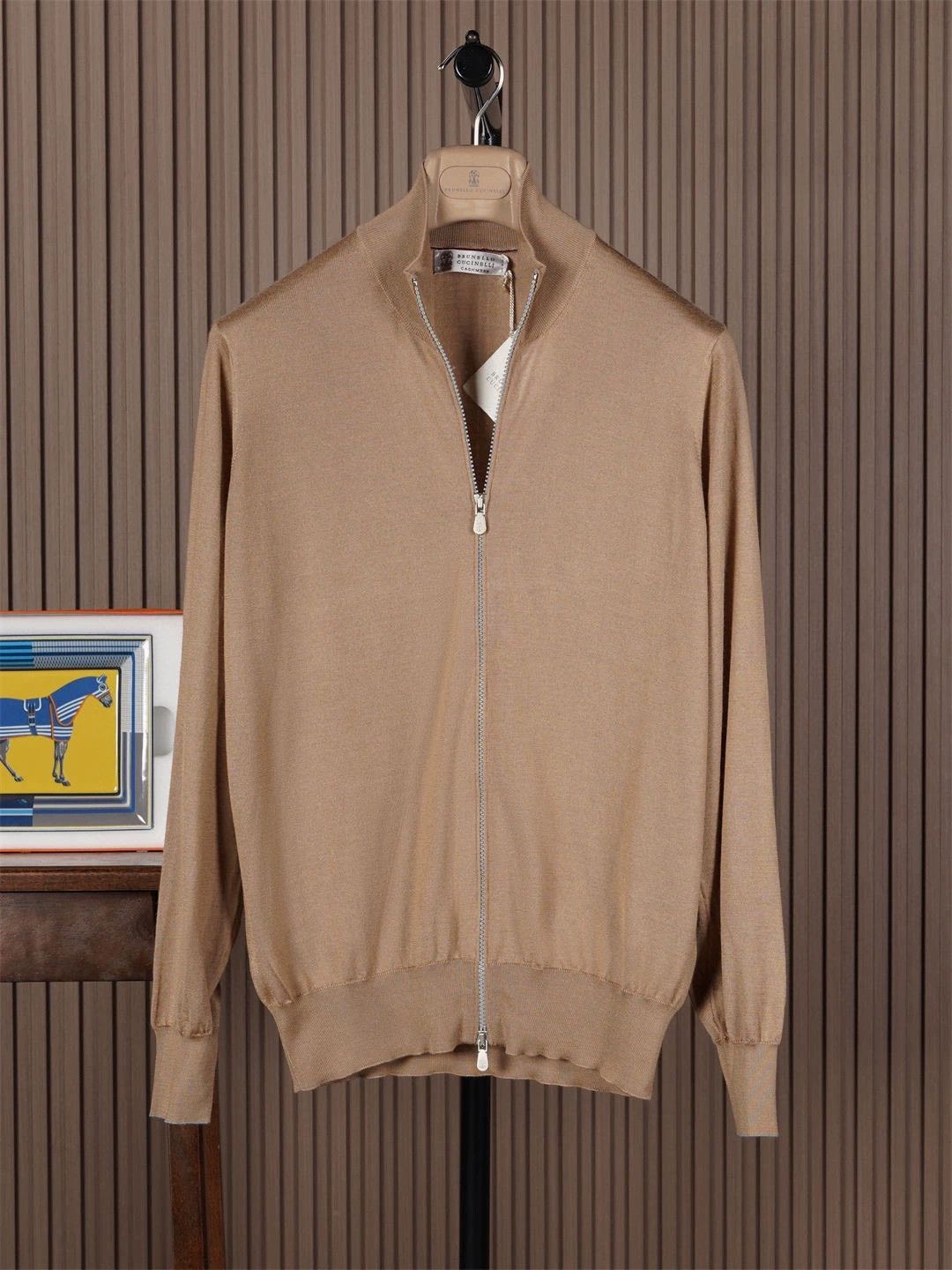 Brunello Cucinelli Cashmere Silk Knit Jacket - dmc