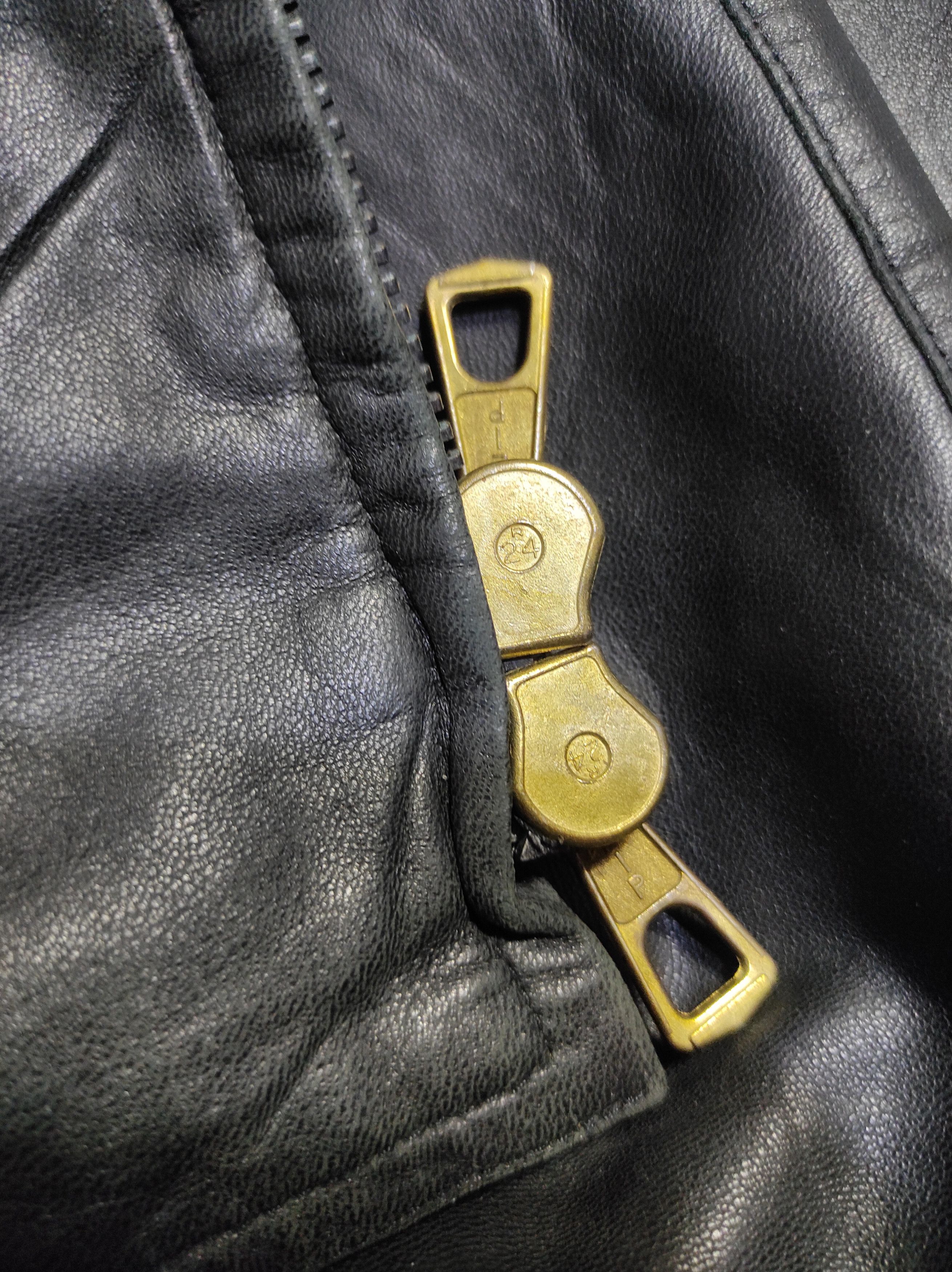 Armani Armani Collezioni Leather Classical Jacket Size US L / EU 52-54 / 3 - 11 Thumbnail