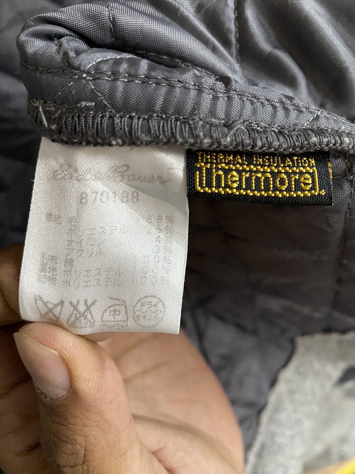 Eddie Bauer × Japanese Brand Quilted Jacket Eddie Bauer Thermal Insulation Thermore Size US XL / EU 56 / 4 - 7 Thumbnail