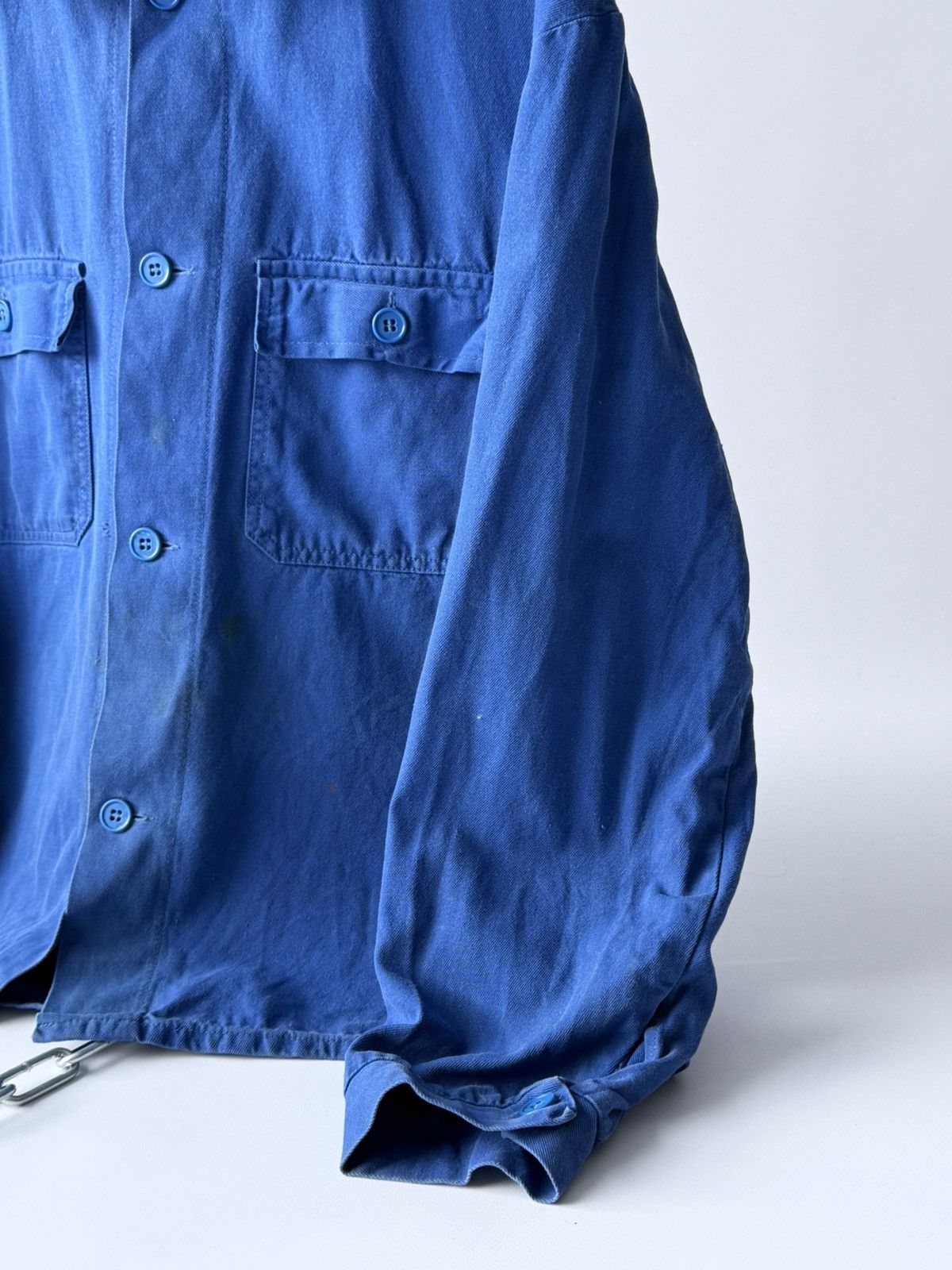 Vetra Vintage 80s French Workwear Sanfor Chore Work Jacket Size US L / EU 52-54 / 3 - 2 Thumbnail