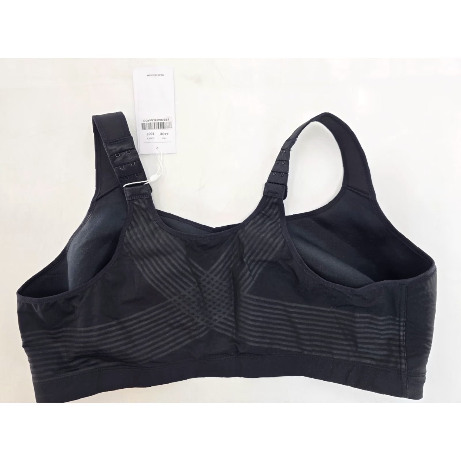Vintage HSIA Posture Bra - Wireless Front Closure - Black - Size 44DD - NWT Size ONE SIZE - 7 Thumbnail