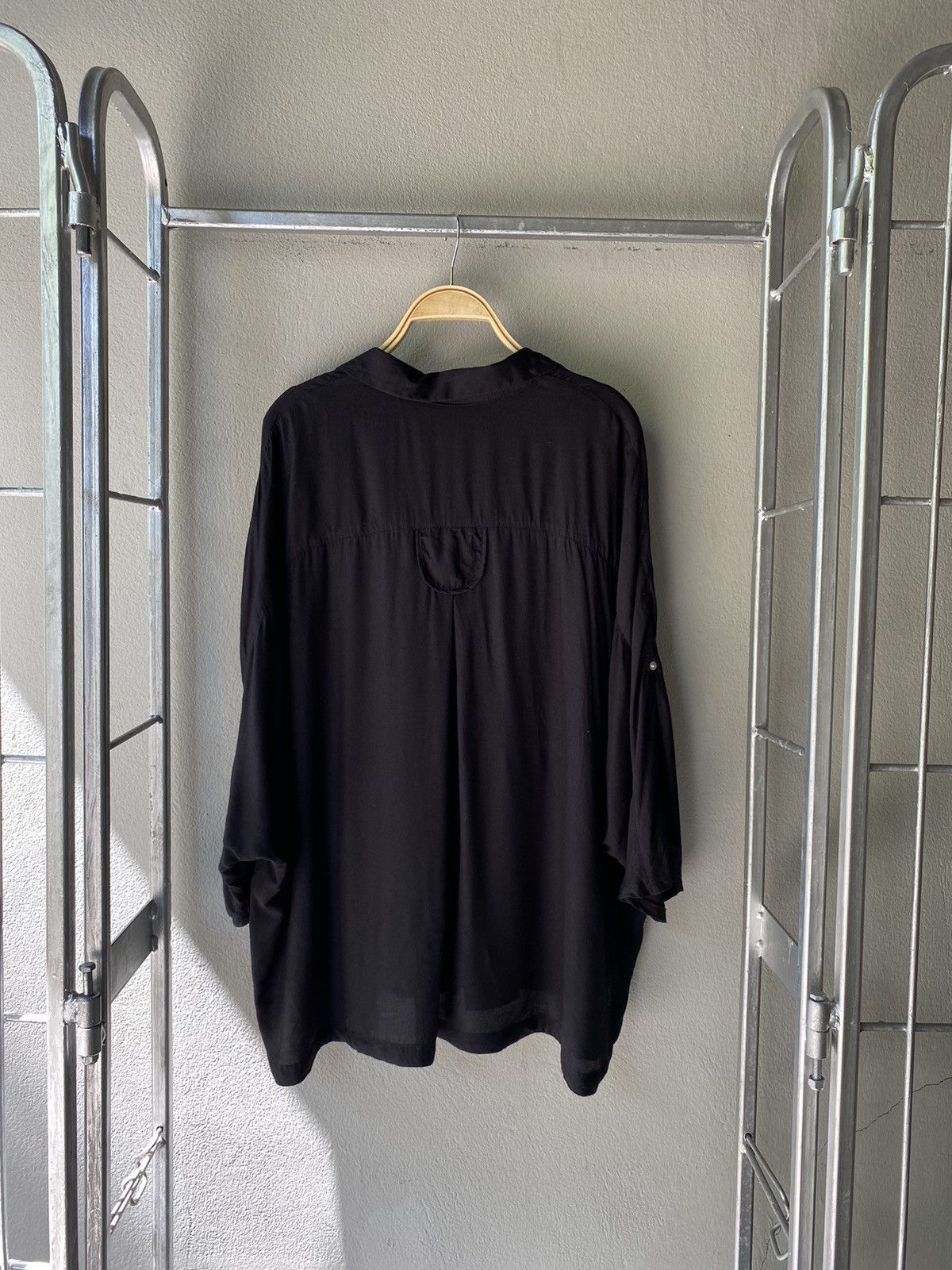 Marithe + Francois Girbaud MARITHE+ FRANÇOIS GIRBAUD Black Blouse Size M / US 6-8 / IT 42-44 - 2 Thumbnail
