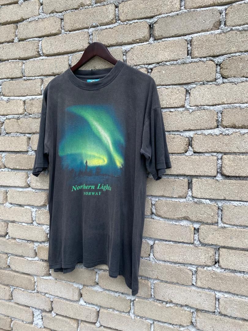 Vintage Vintage Northern Light Norway Tees Size US XL / EU 56 / 4 - 4 Thumbnail