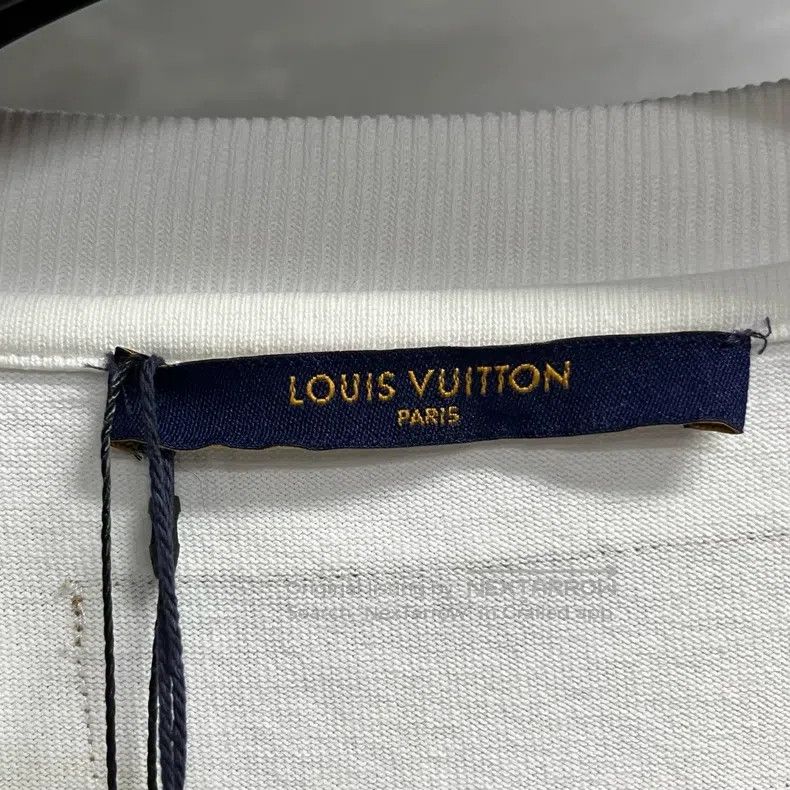 Louis Vuitton Louis Vuitton size 4l White Logo monogram printed short sle Size US M / EU 48-50 / 2 - 2 Thumbnail