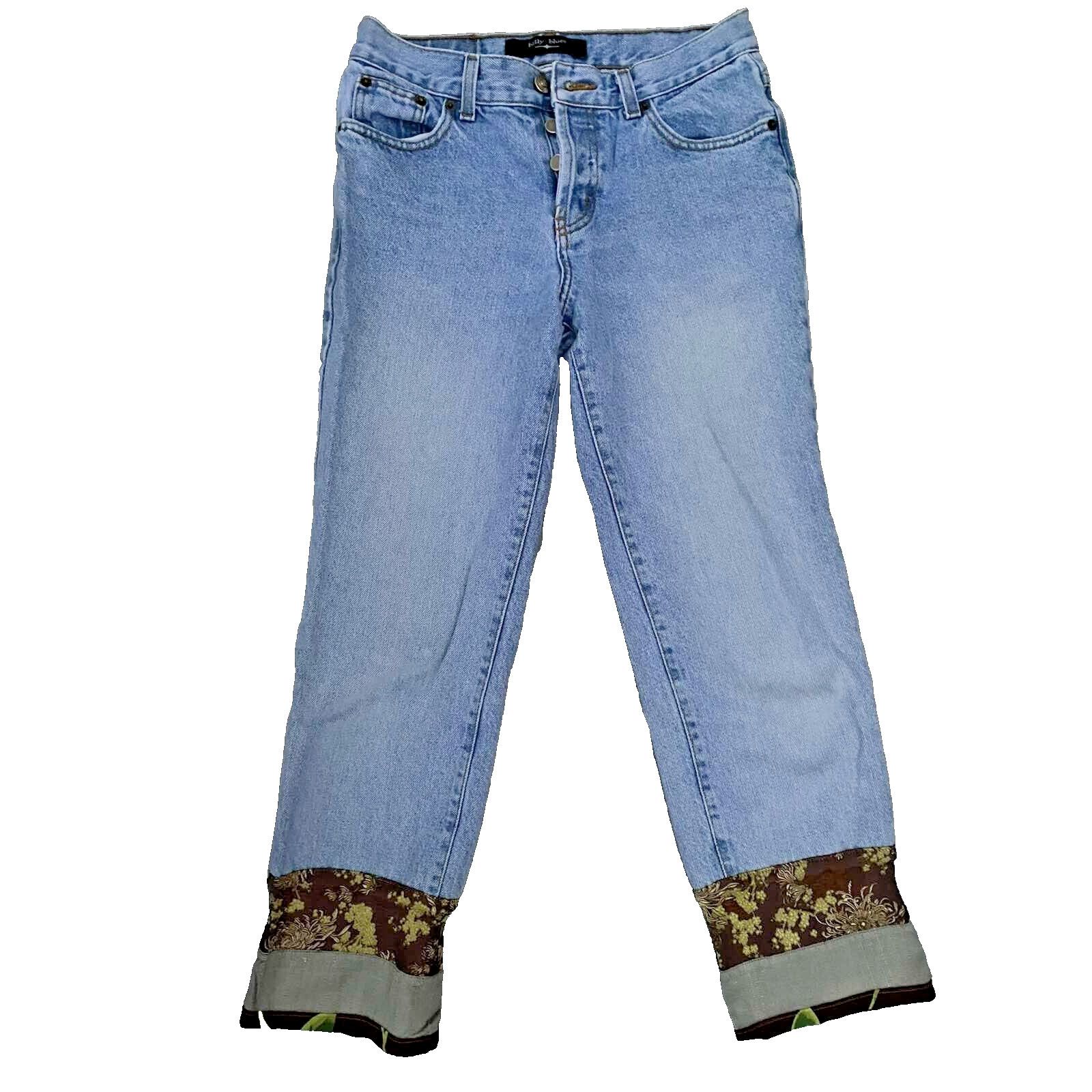 Billy Hill Billy Blues women cropped jeans patches Y2K Size 26 A000167 Size 26" / US 2 / IT 38 - 1 Thumbnail