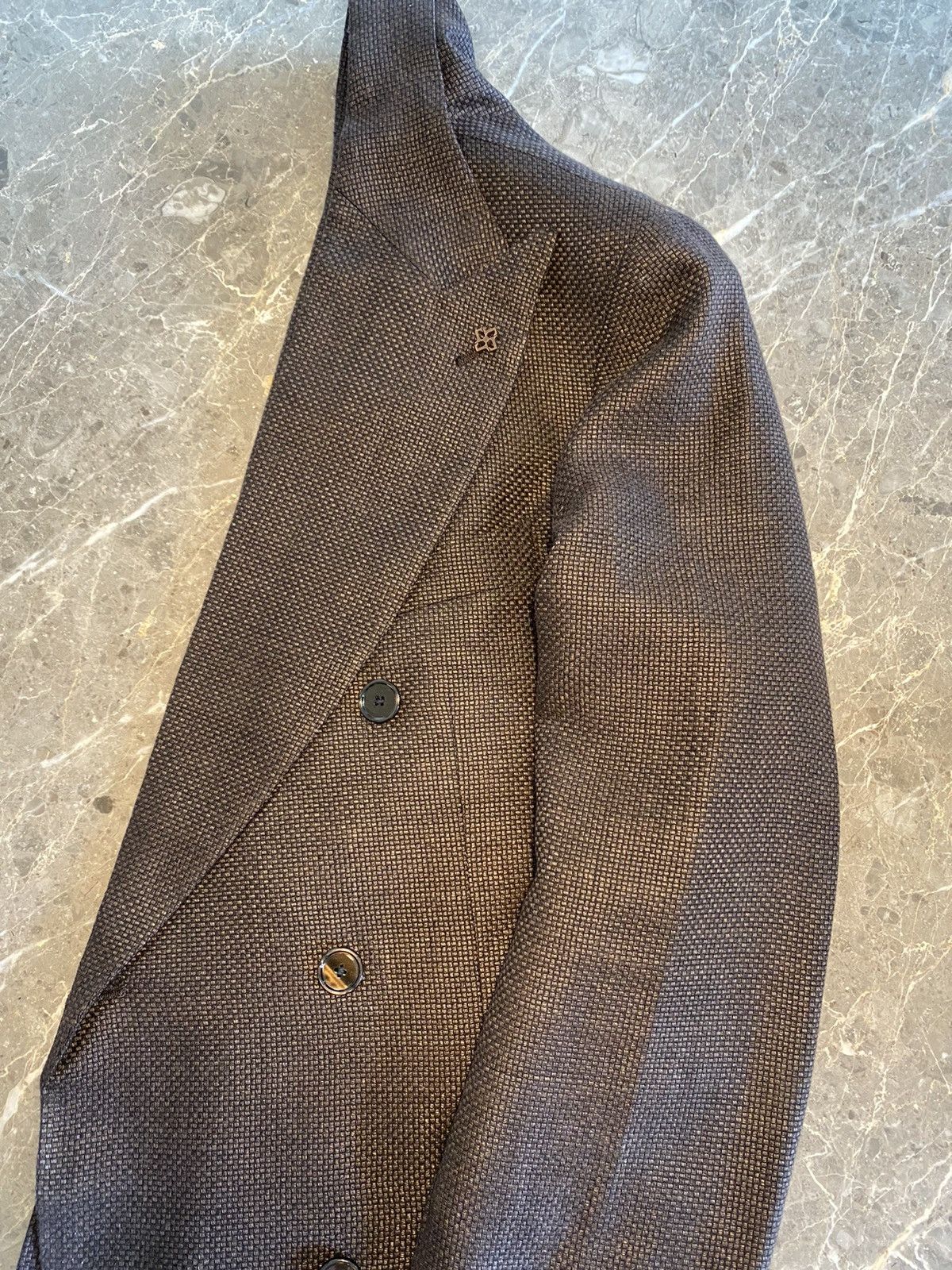 Tagliatore Exclusive Double Breasted Blazer Size 48R - 2 Thumbnail