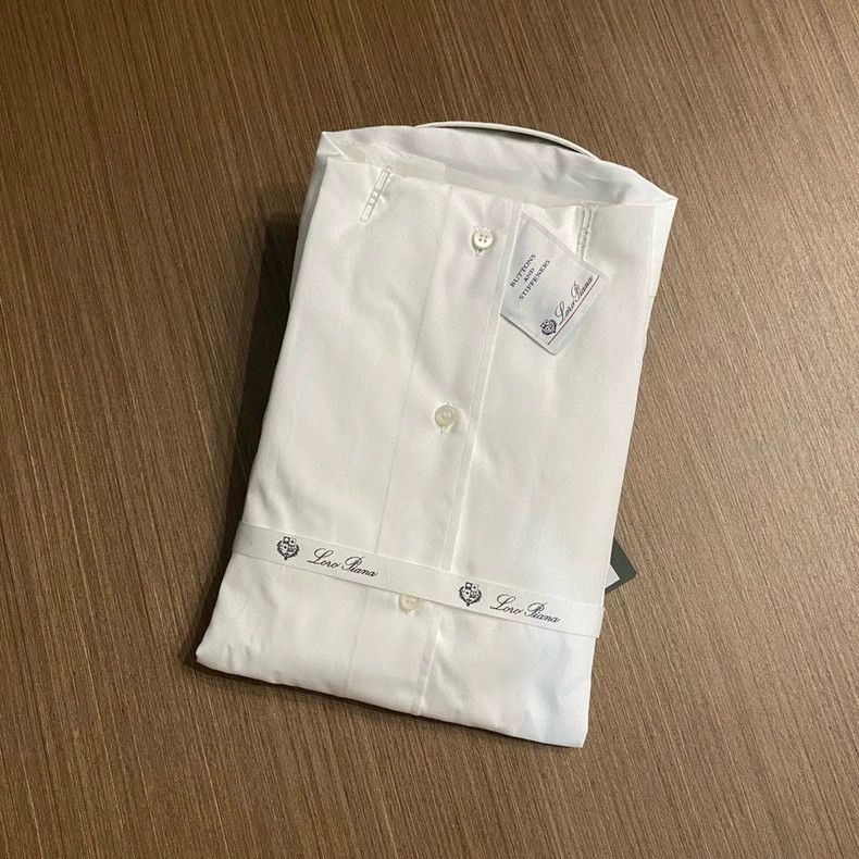 Loro Piana LORO PIANA size38 Classic white men's shirts 100% cotton Size US XXS / EU 40 - 4 Thumbnail