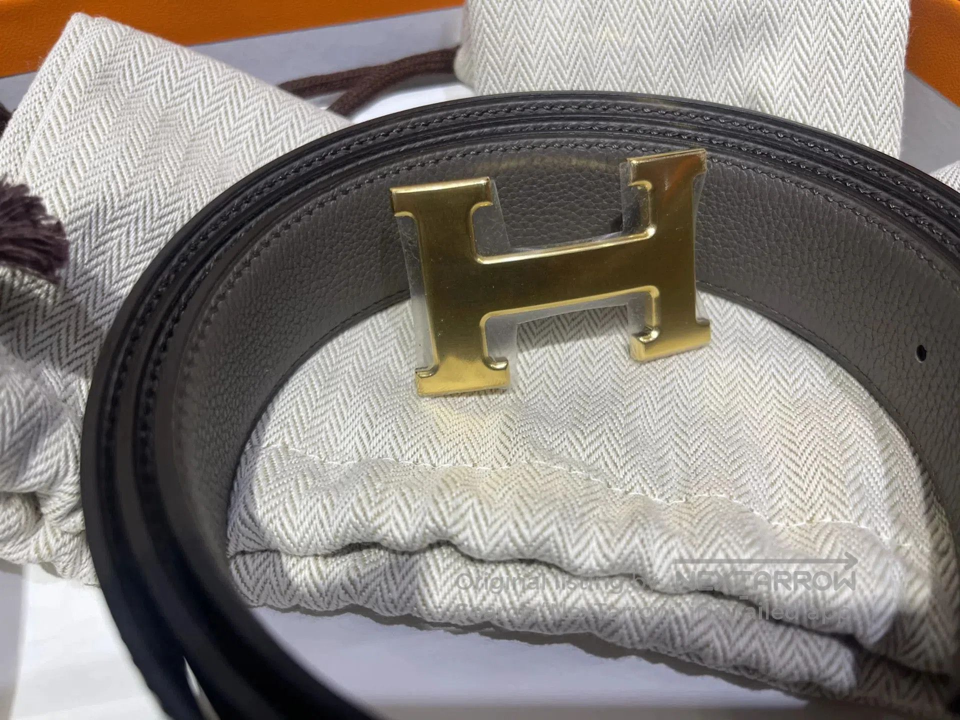 Hermes Hermes Men's Black Double. Size ONE SIZE - 3 Thumbnail
