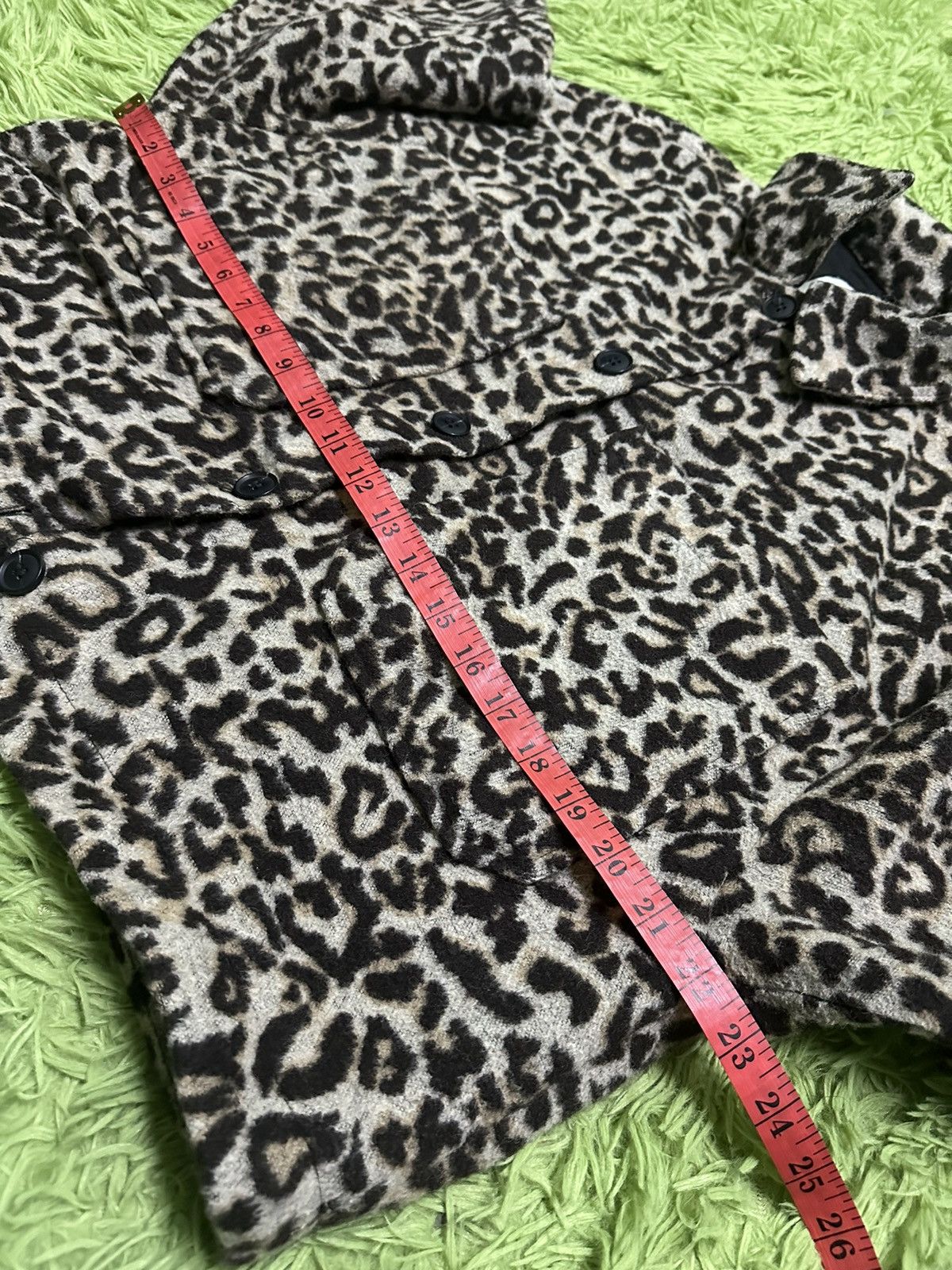 Zara Zara leopard cropped button jacket Size S / US 4 / IT 40 - 12 Thumbnail