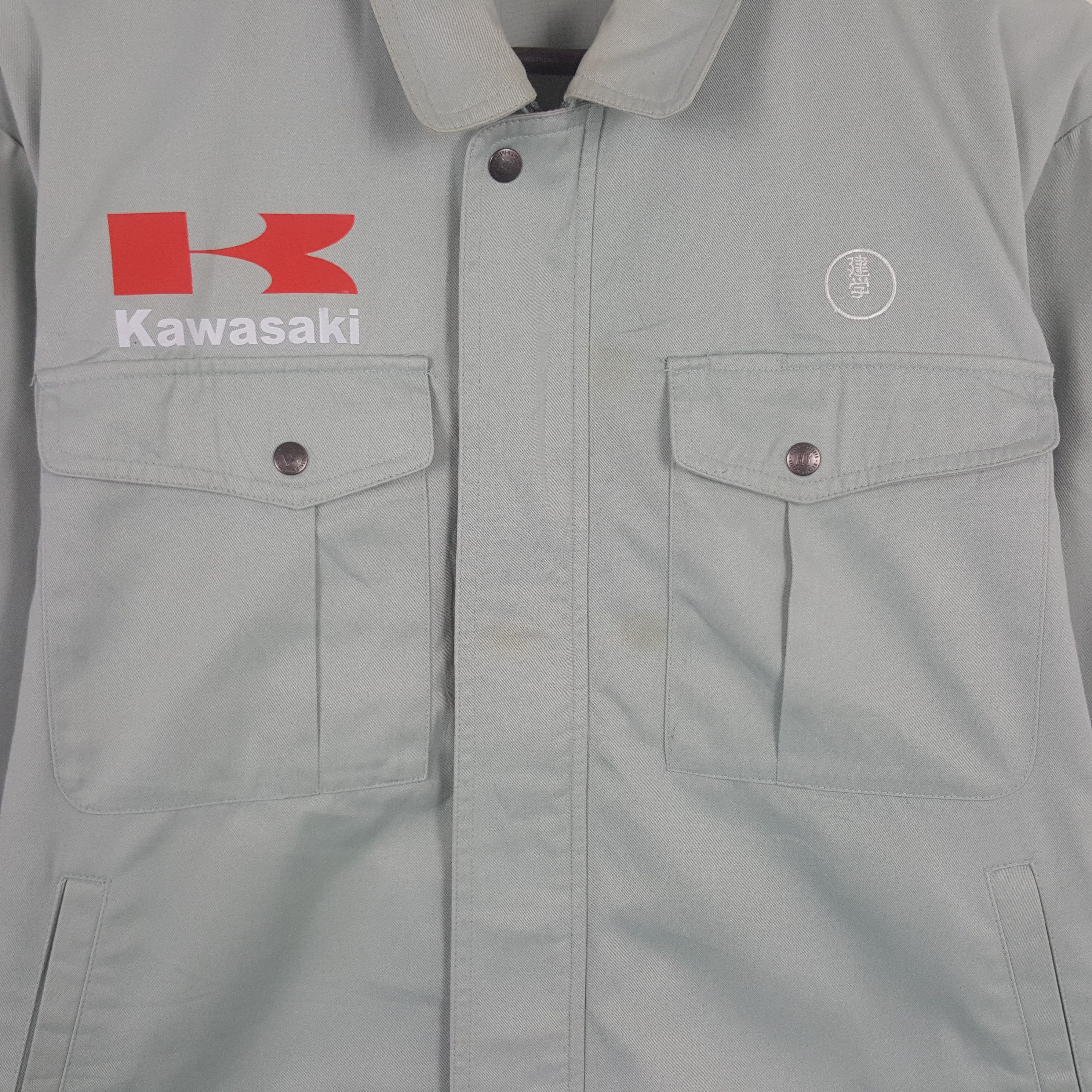 Japanese Brand Vintage Kawasaki Racing Sport Custom Japan Jacket Size US L / EU 52-54 / 3 - 4 Thumbnail