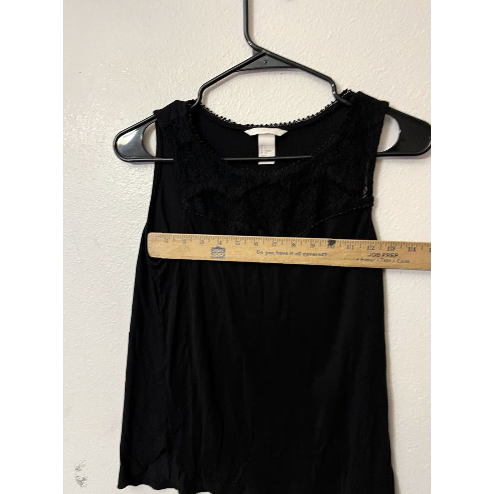H&M H&M Tank Women S Black Cotton Sleeveless Pullover Casual Tank Top Womens Size S / US 4 / IT 40 - 4 Thumbnail