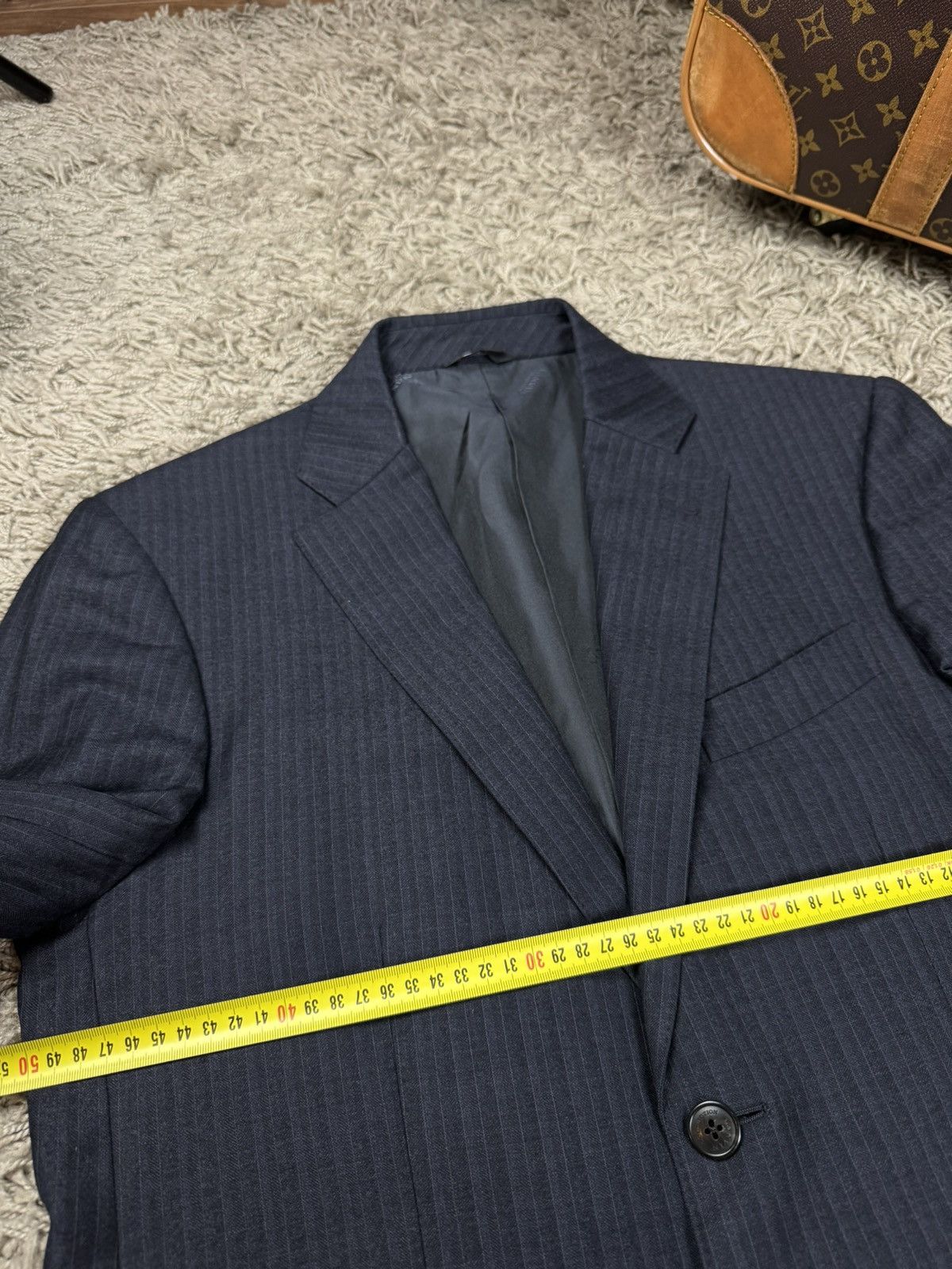 Lanvin Vintage wool suit Lanvin Paris original luxury item Size 50L - 4 Thumbnail