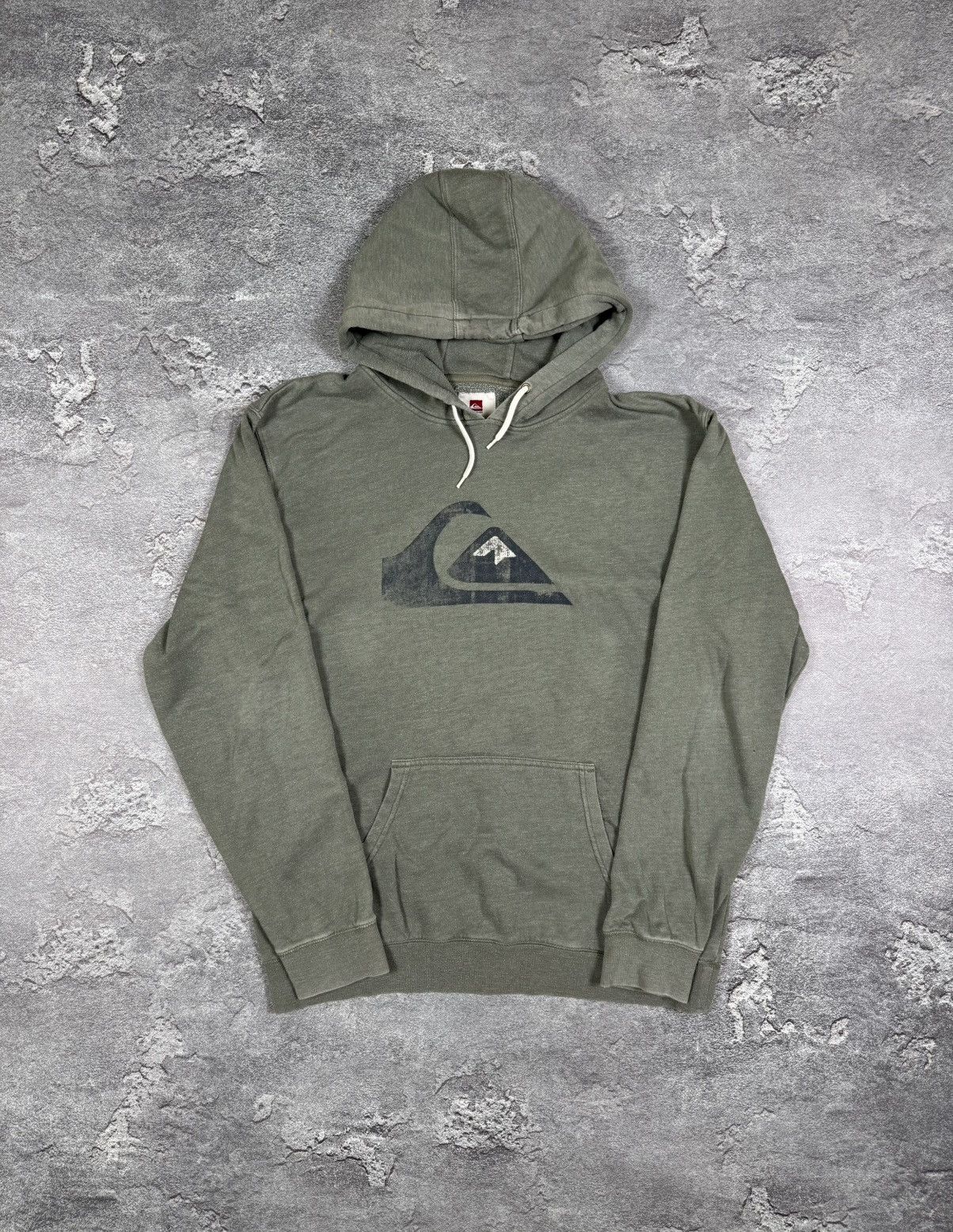 Quiksilver Quiksilver Logo Khaki Hoodie Size XL USA Streetwear Size US XL / EU 56 / 4 - 1 Thumbnail